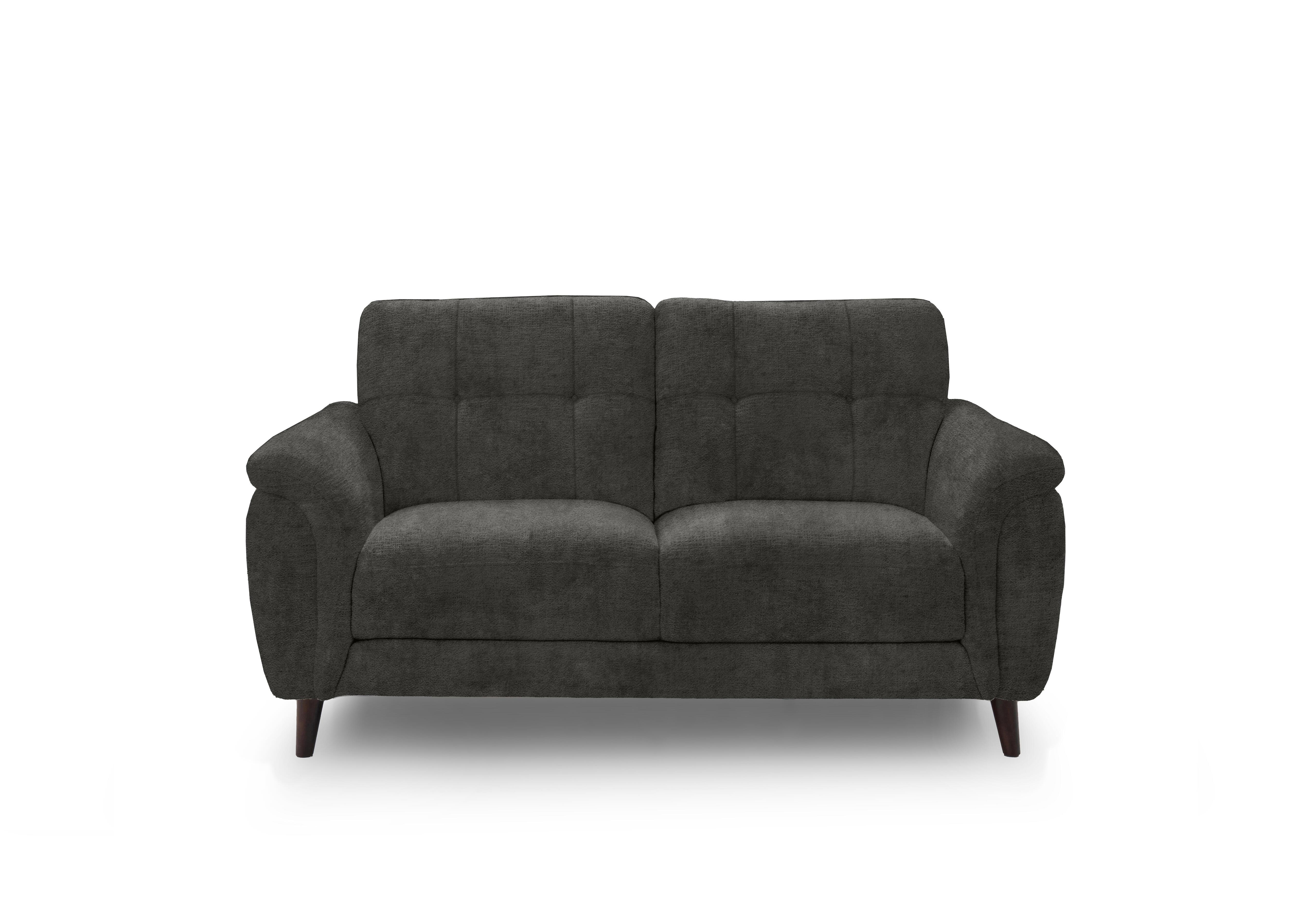 Chantilly 2 Seater Fabric Sofa in Hudson Charcoal 25460 on Furniture Village