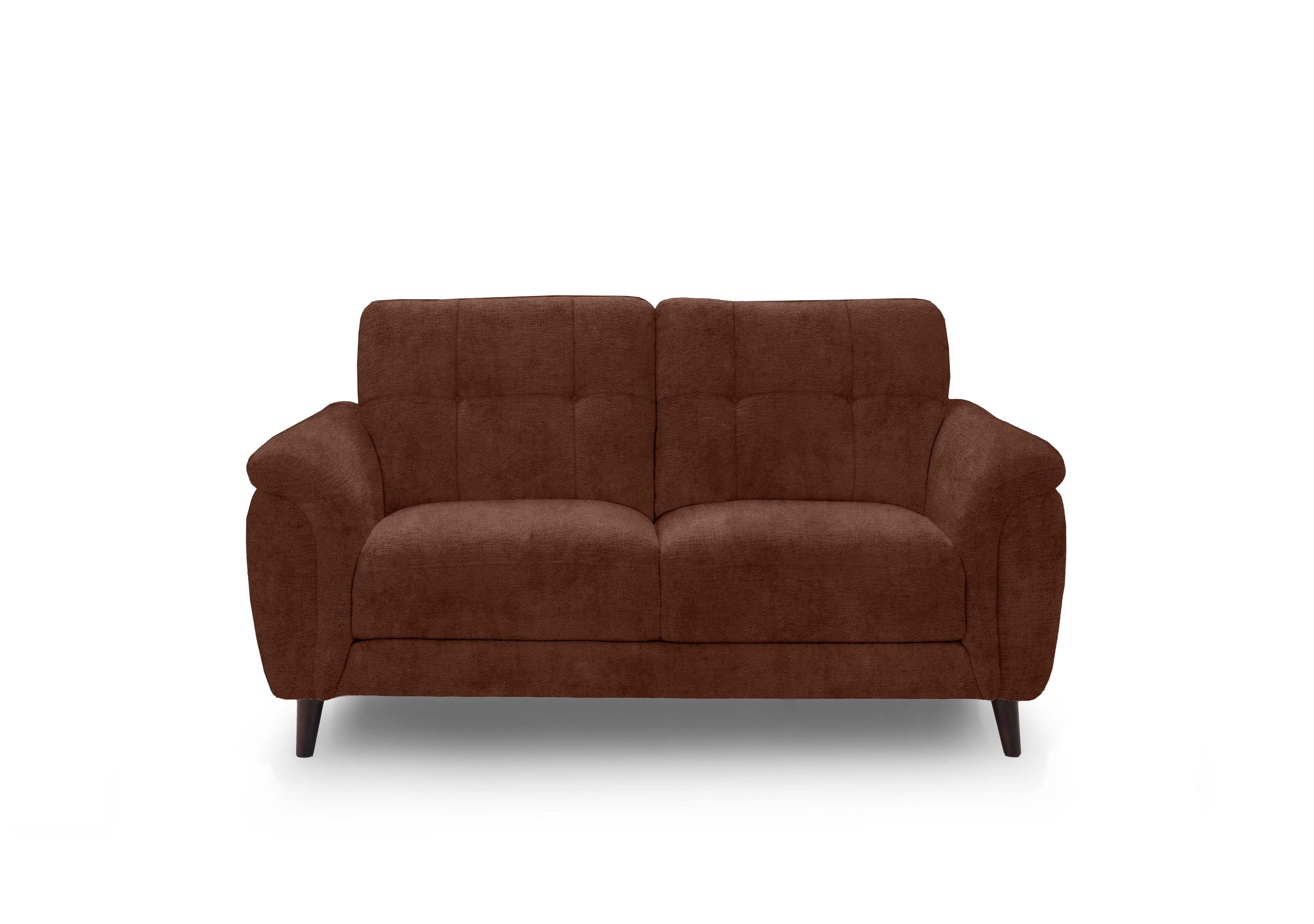 Chantilly 2 Seater Fabric Sofa in Hudson Rust 25500 on Furniture Village