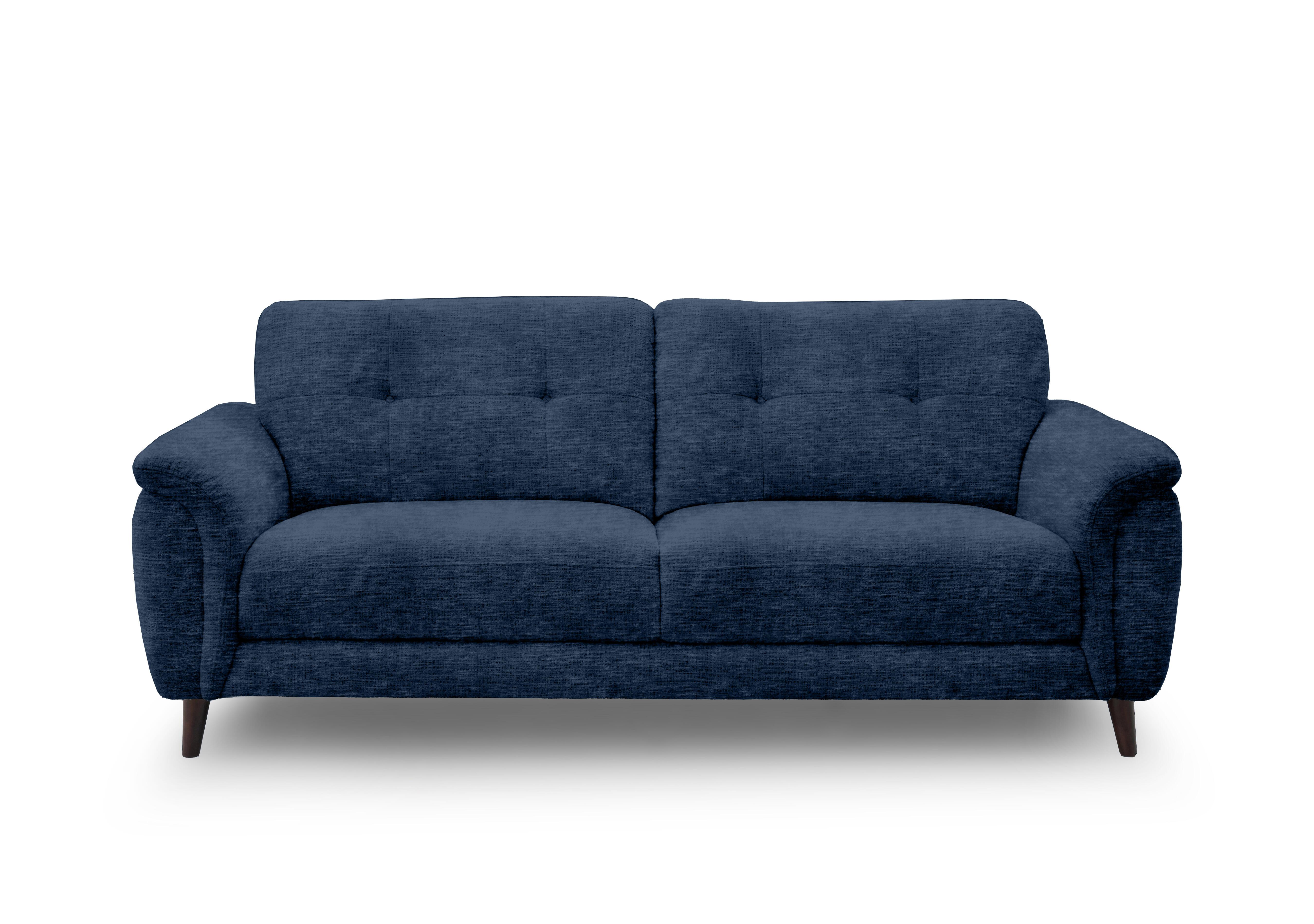 Chantilly 3 Seater Fabric Sofa in Aston Navy 47521 on Furniture Village