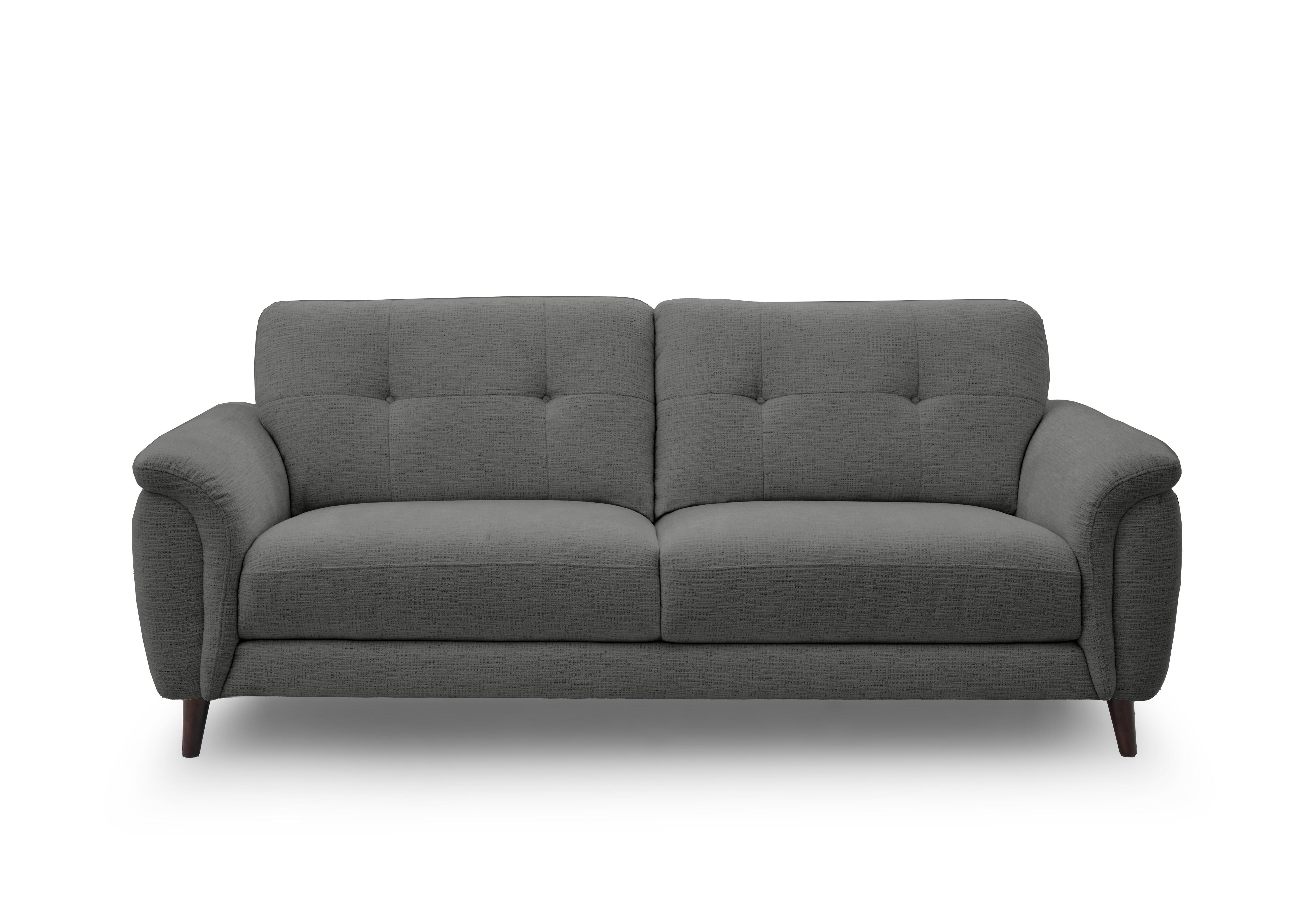 Chantilly 3 Seater Fabric Sofa in Cloud Steel Grey 13454 on Furniture Village