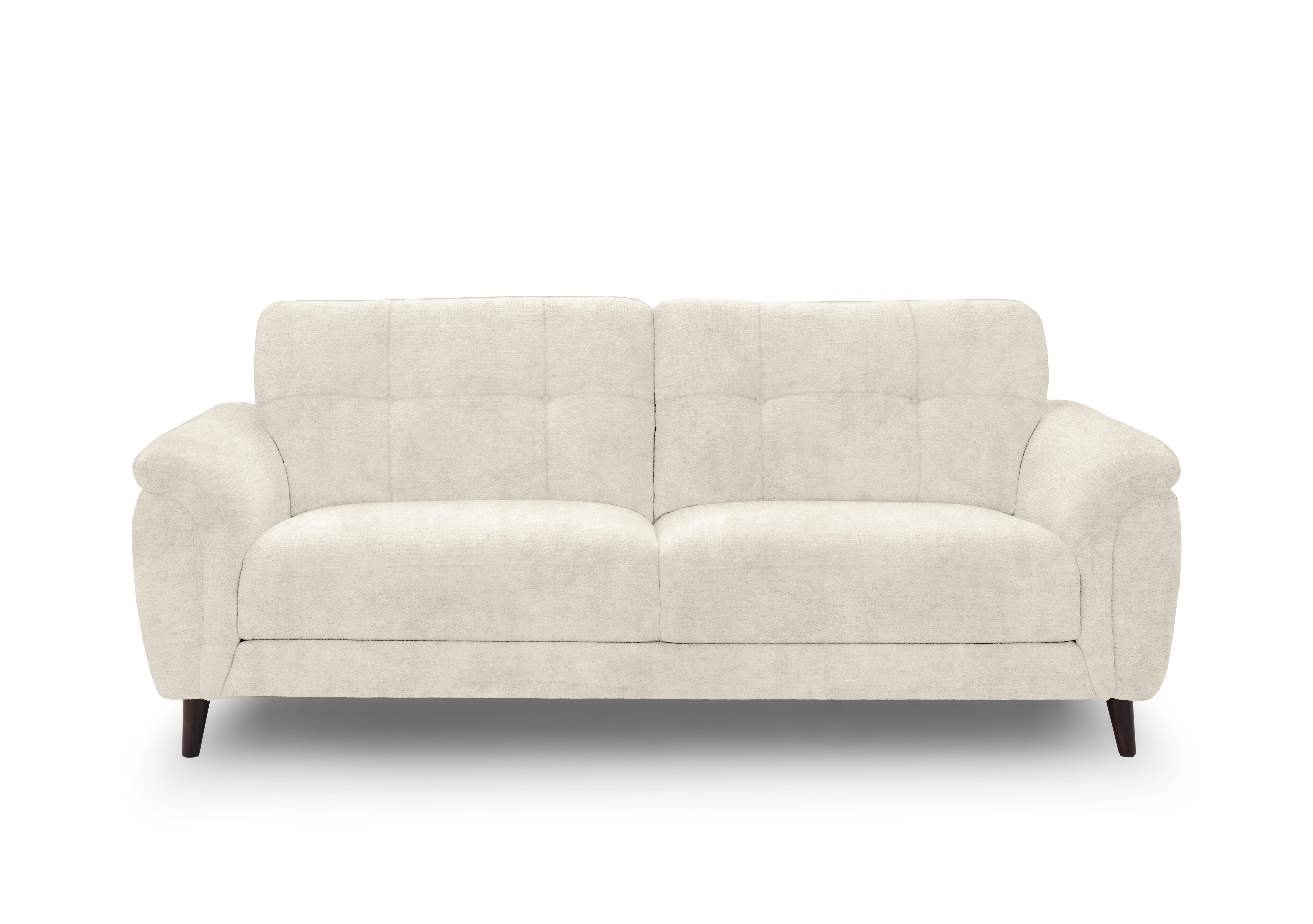 Chantilly 3 Seater Fabric Sofa in Hudson Ivory 25102 on Furniture Village