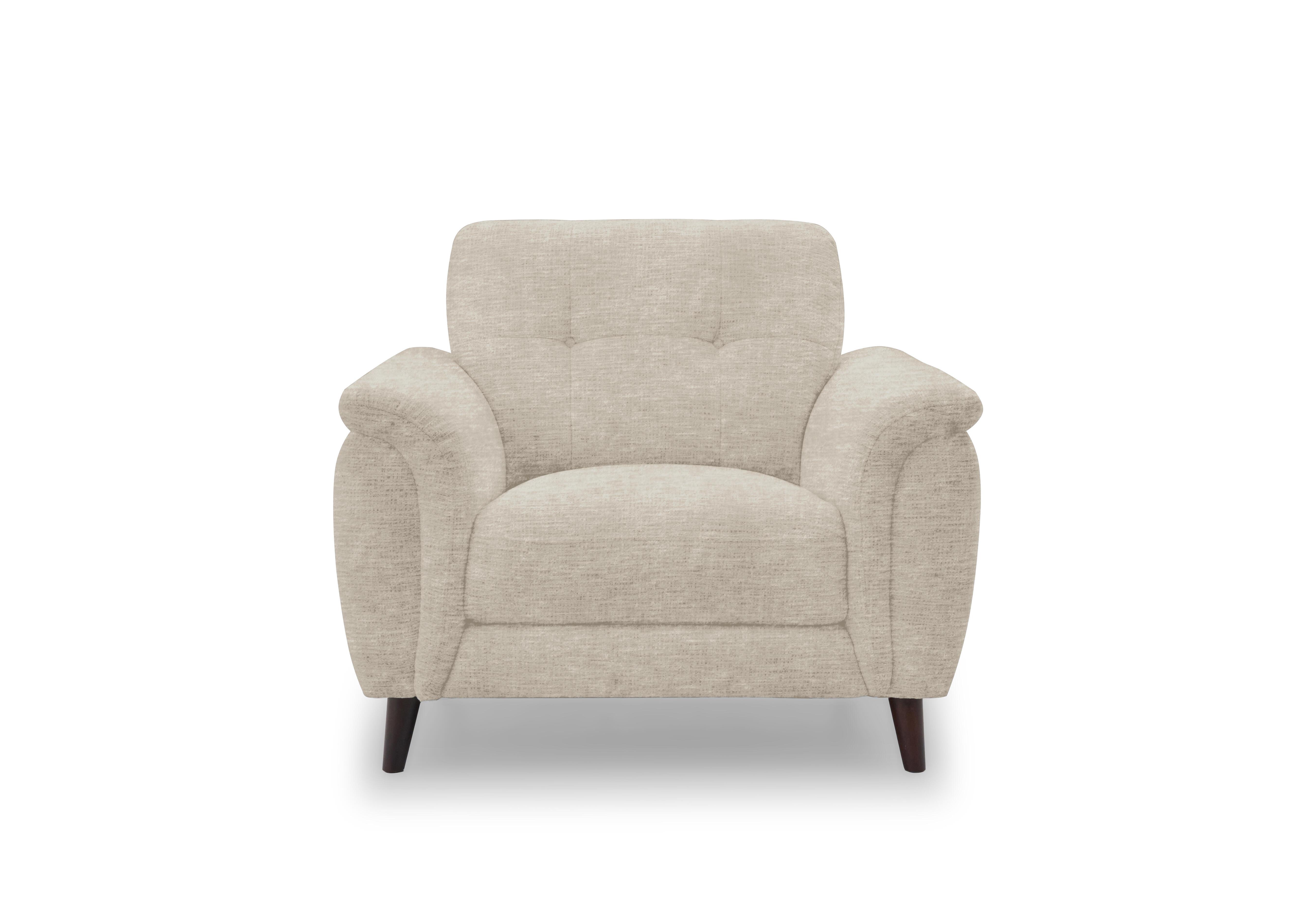 Chantilly Fabric Armchair in Aston Oyster 47517 on Furniture Village