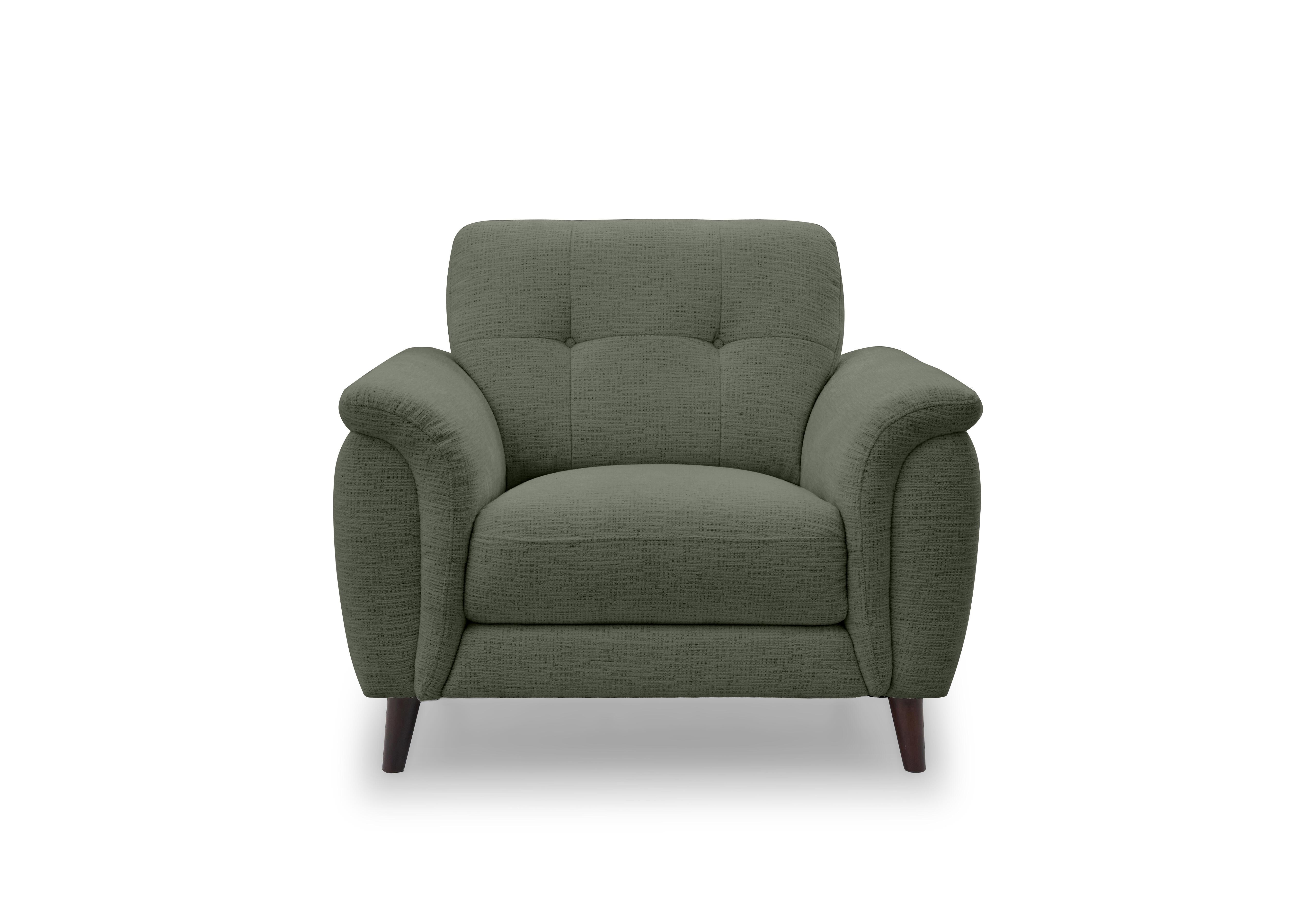 Chantilly Fabric Armchair in Cloud Moss Green 13353 on Furniture Village