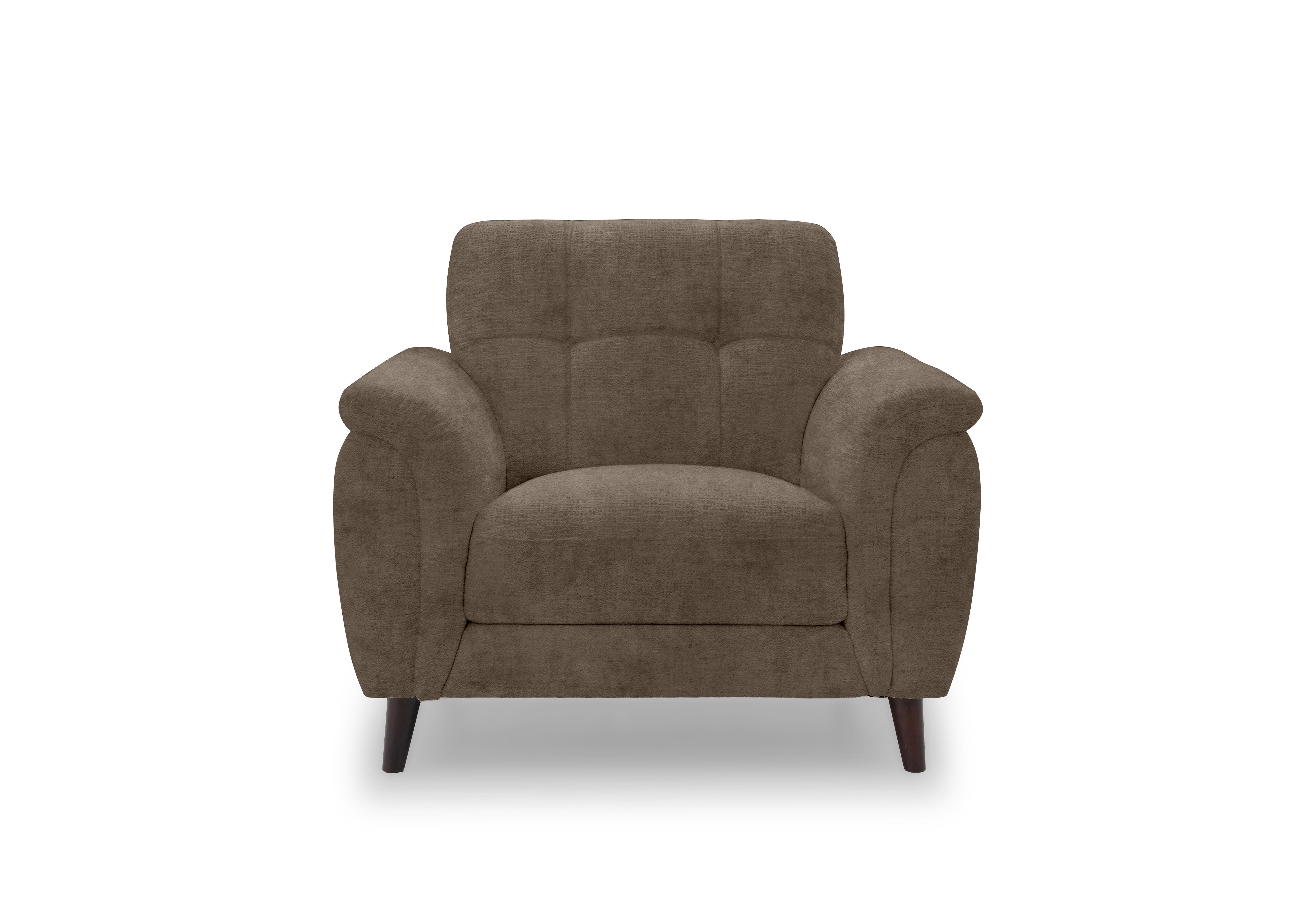 Chantilly Fabric Armchair in Hudson Mocha 25431 on Furniture Village