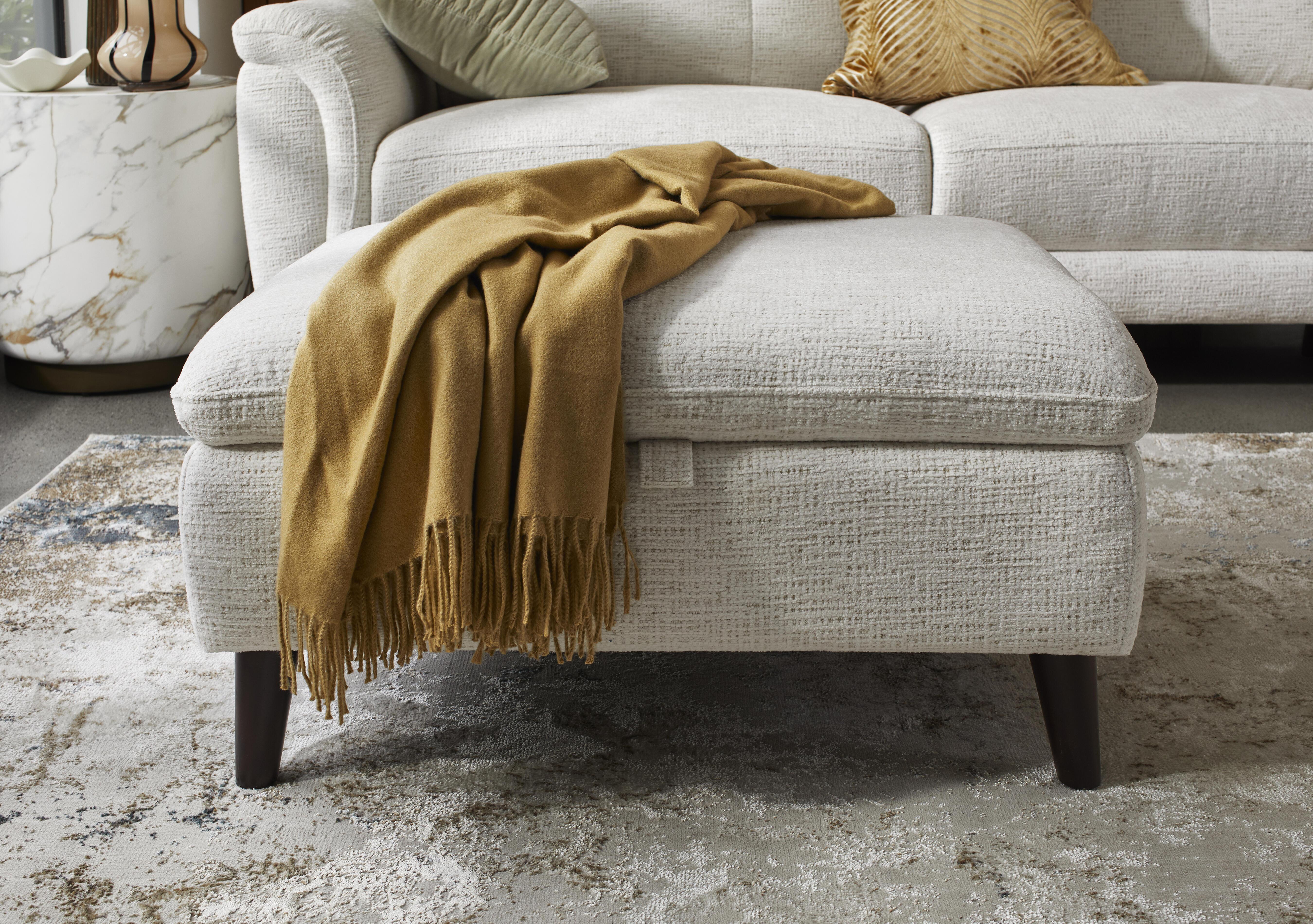 Chantilly Fabric Storage Footstool in  on Furniture Village
