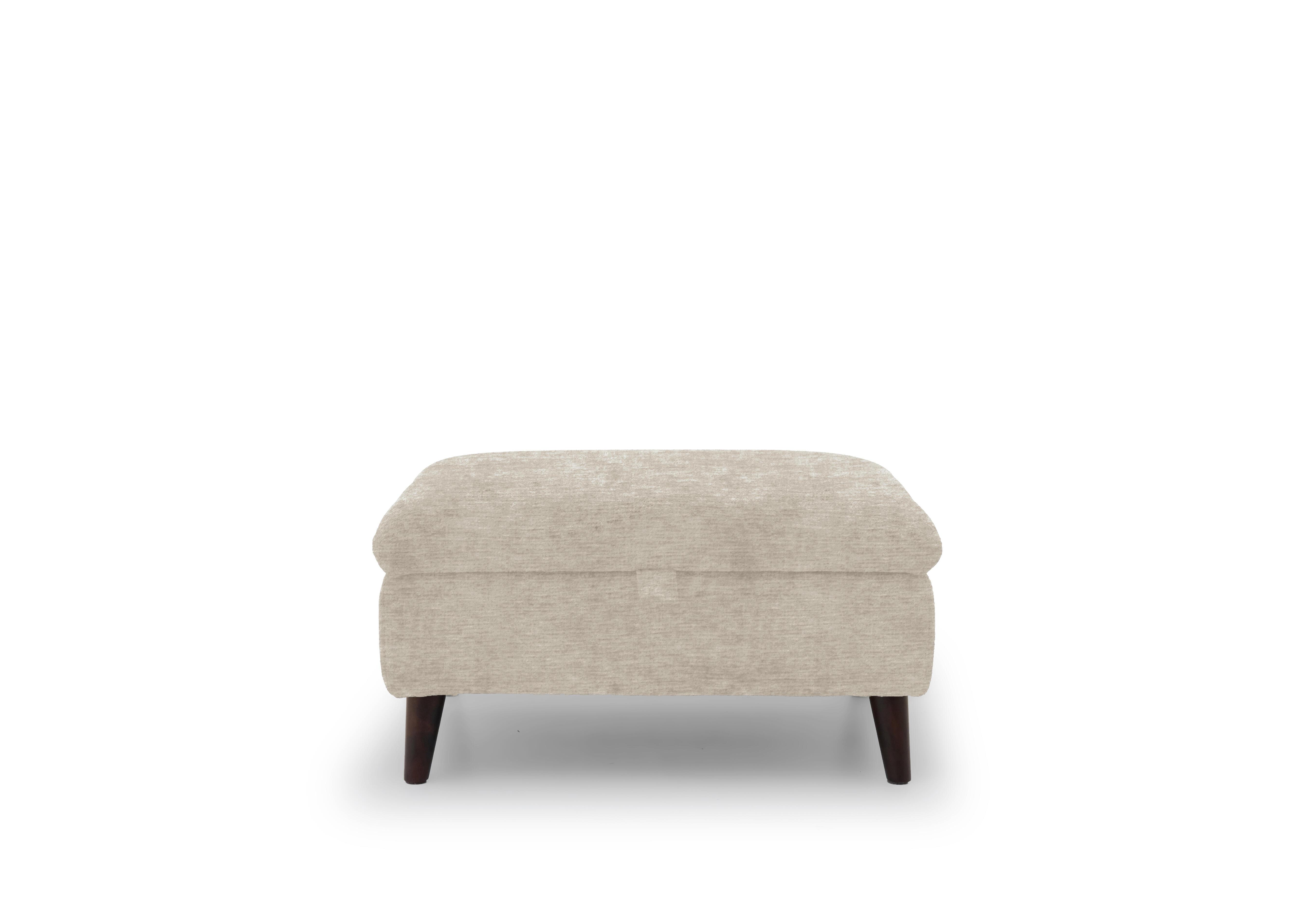 Chantilly Fabric Storage Footstool in Aston Oyster 47517 on Furniture Village
