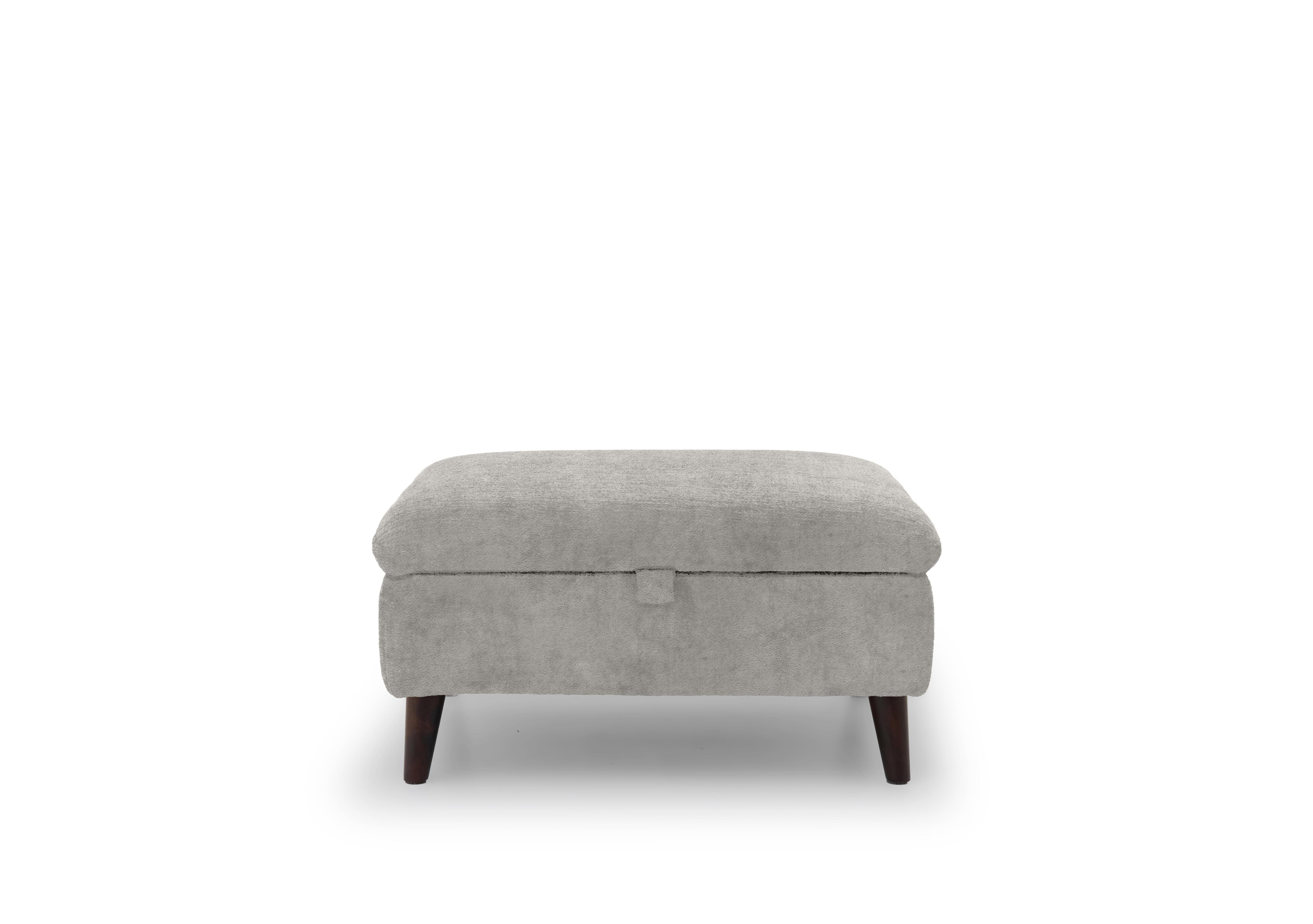 Chantilly Fabric Storage Footstool in Hudson Mist 25451 on Furniture Village
