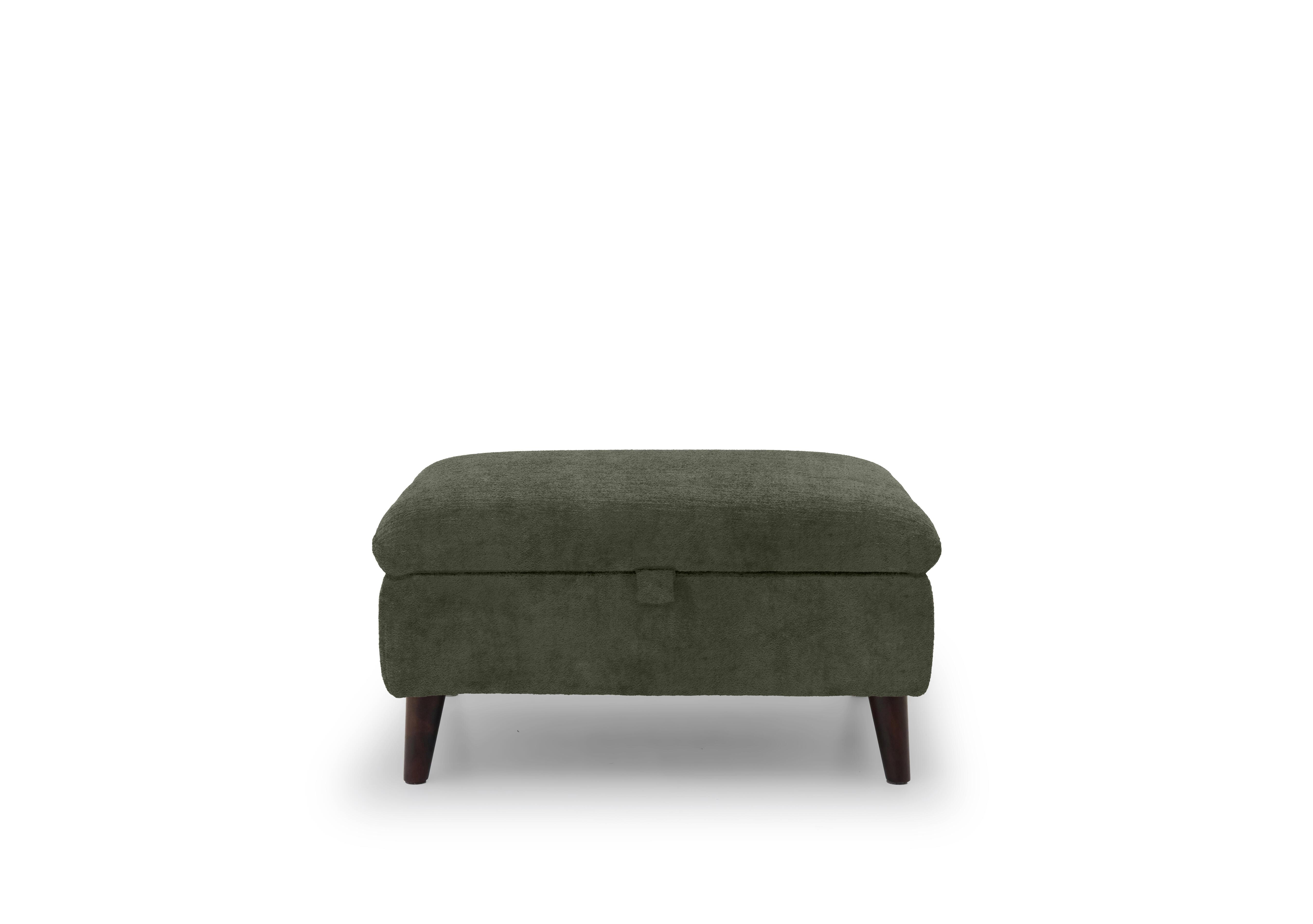 Chantilly Fabric Storage Footstool in Hudson Pine 25355 on Furniture Village