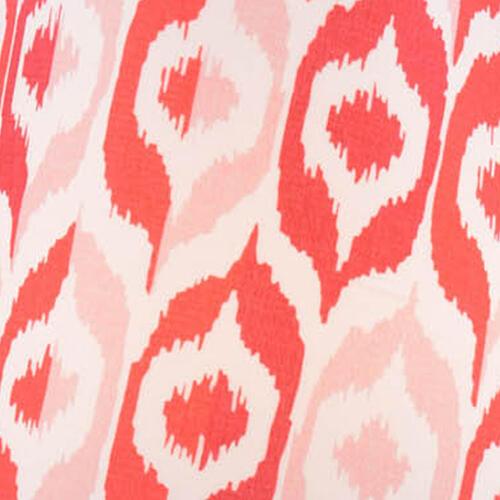 Apsley Rechargeable 1 Light LED Wall Light in Isla Ikat Red on Furniture Village