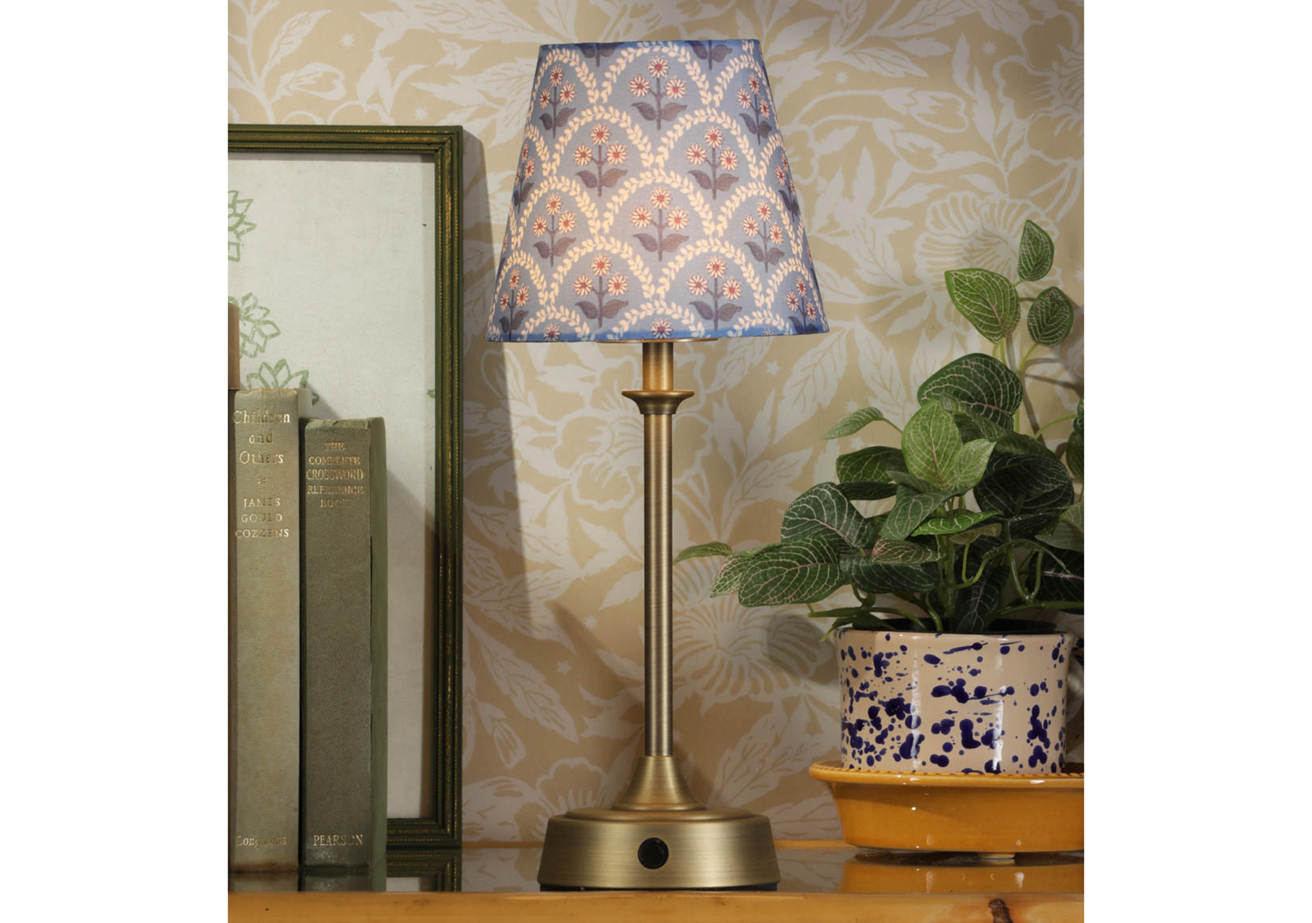 Apsley Rechargeable LED Table Lamp in  on Furniture Village