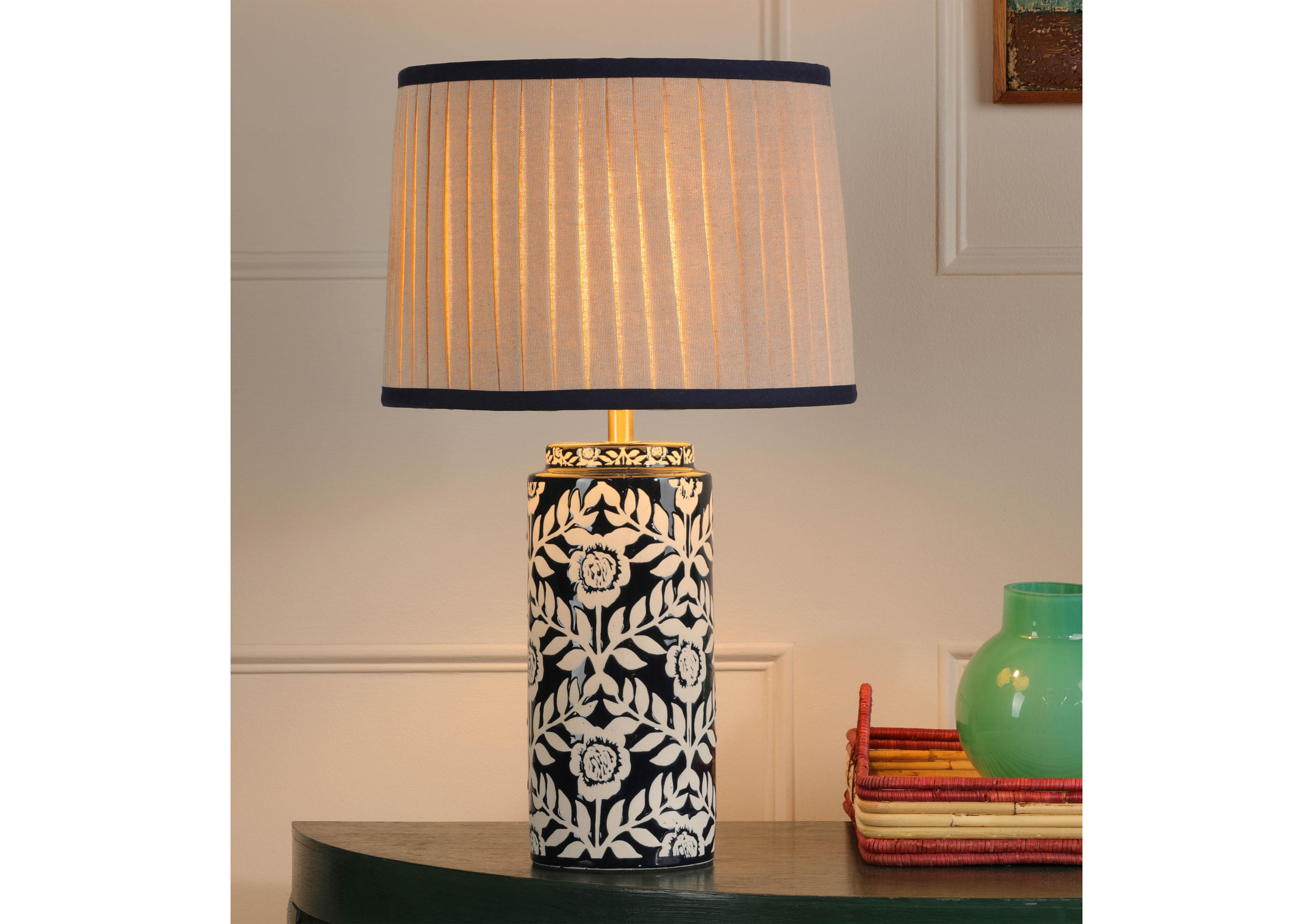 Highclere Ceramic Table Lamp in  on Furniture Village