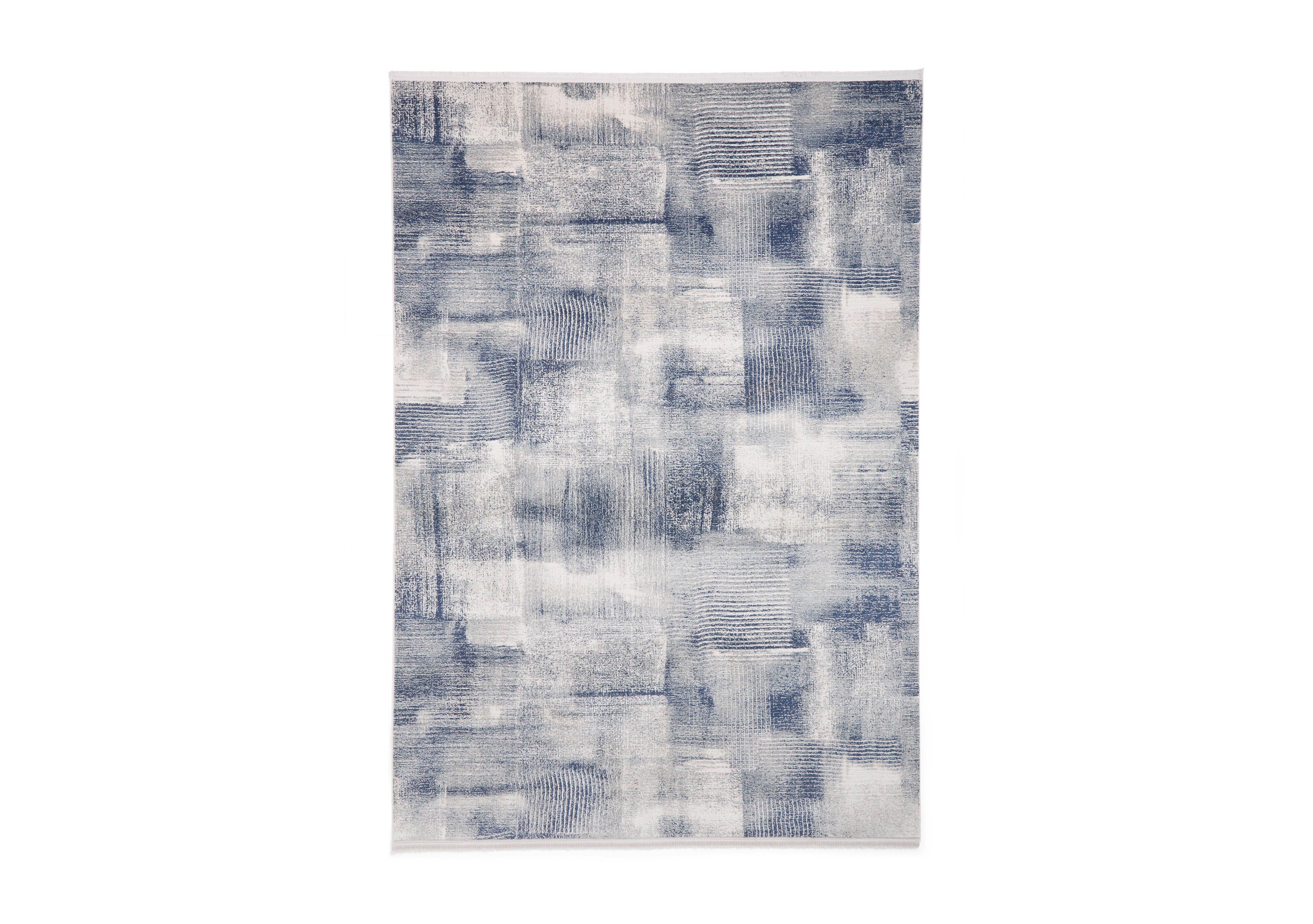 Fabio Lavatus Rug in Blue on Furniture Village