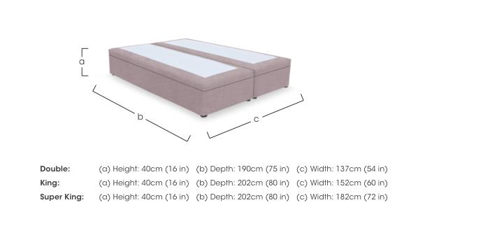Artisan Platinum Pocket Sprung Electric End Lift Ottoman Divan Base in  on Furniture Village