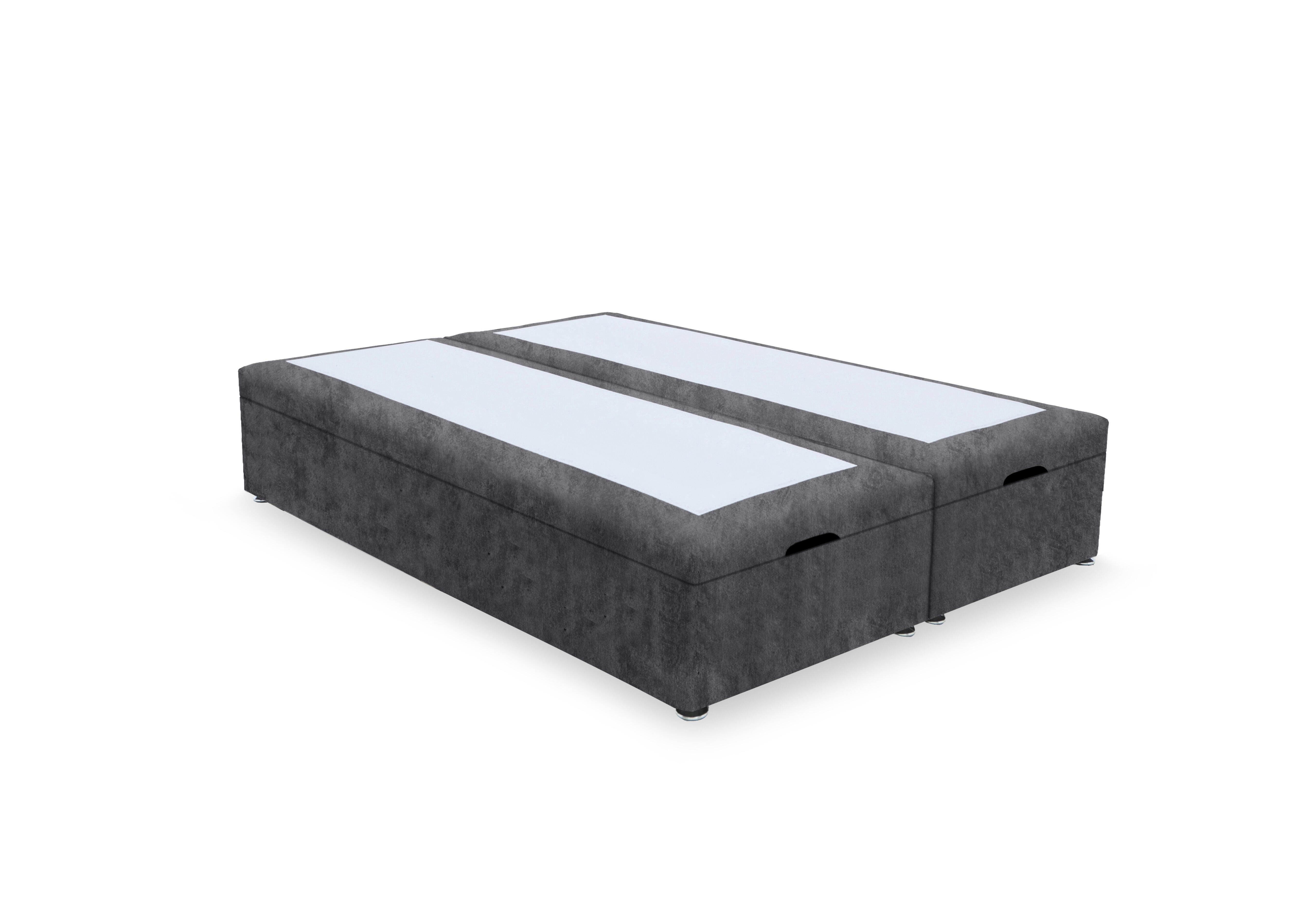Artisan Platinum Pocket Sprung End Lift Ottoman Divan Base in Daytona Coal on Furniture Village