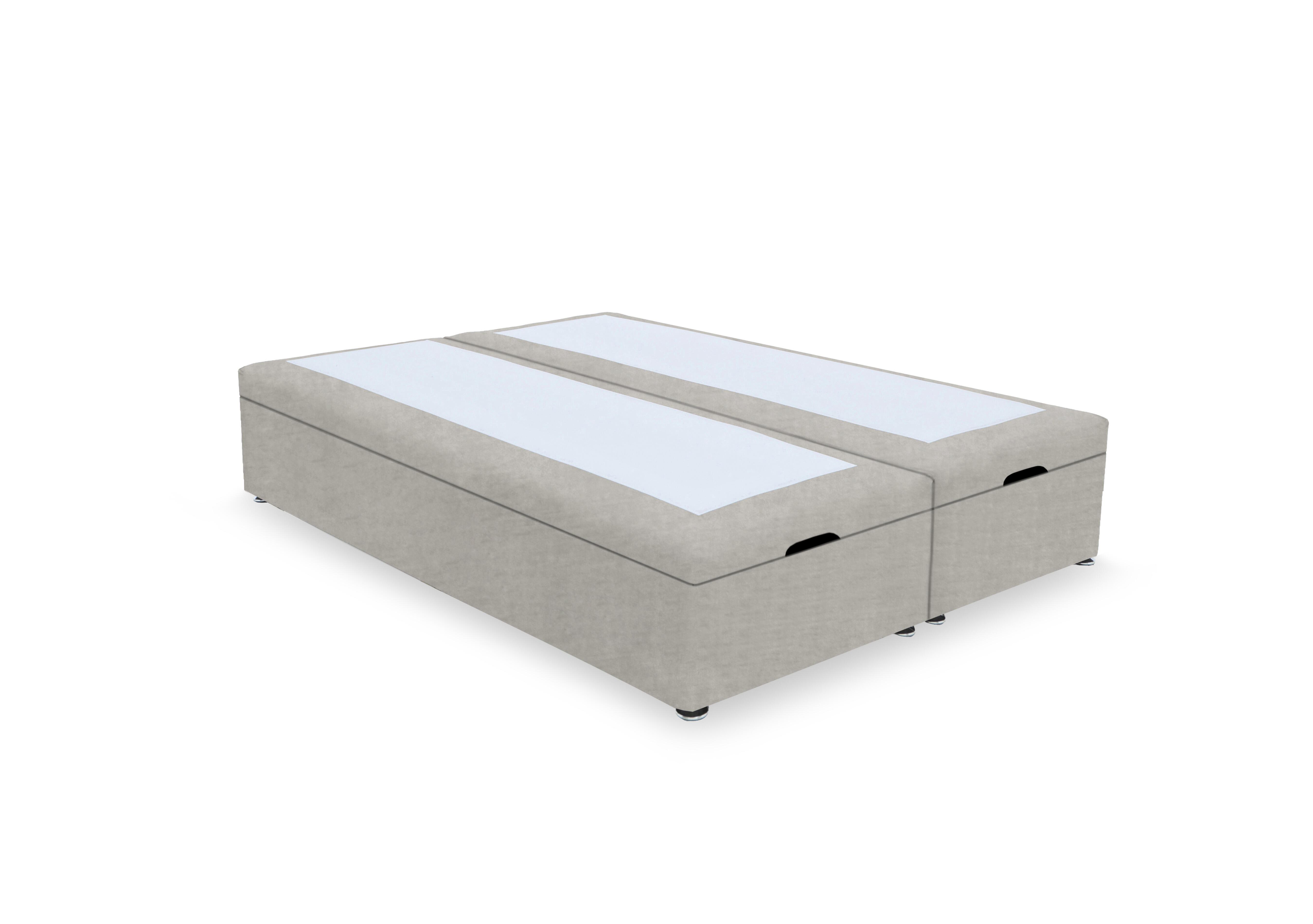 Artisan Platinum Pocket Sprung End Lift Ottoman Divan Base in Milan Stone on Furniture Village