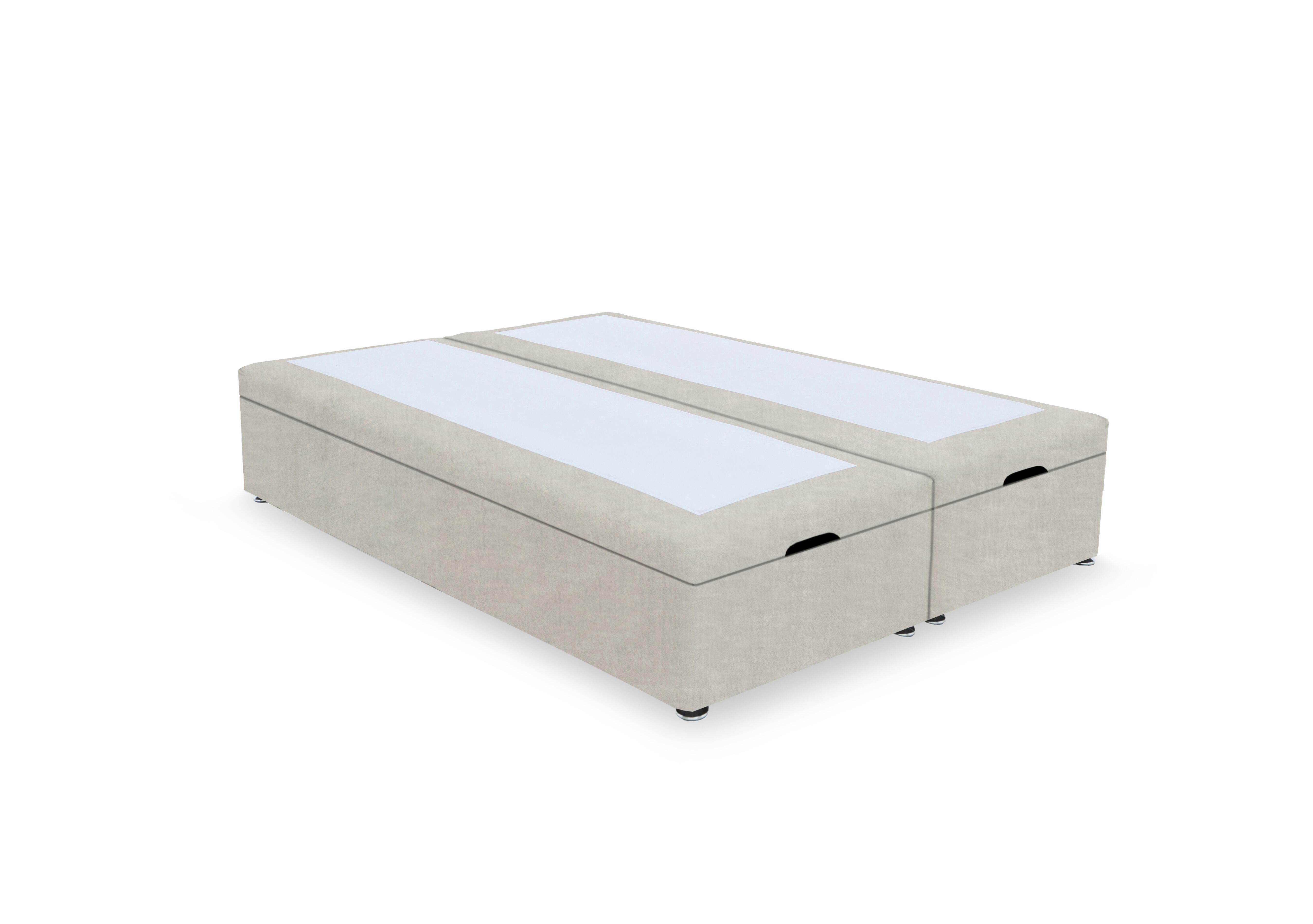 Artisan Platinum Pocket Sprung End Lift Ottoman Divan Base in Queens Oat on Furniture Village
