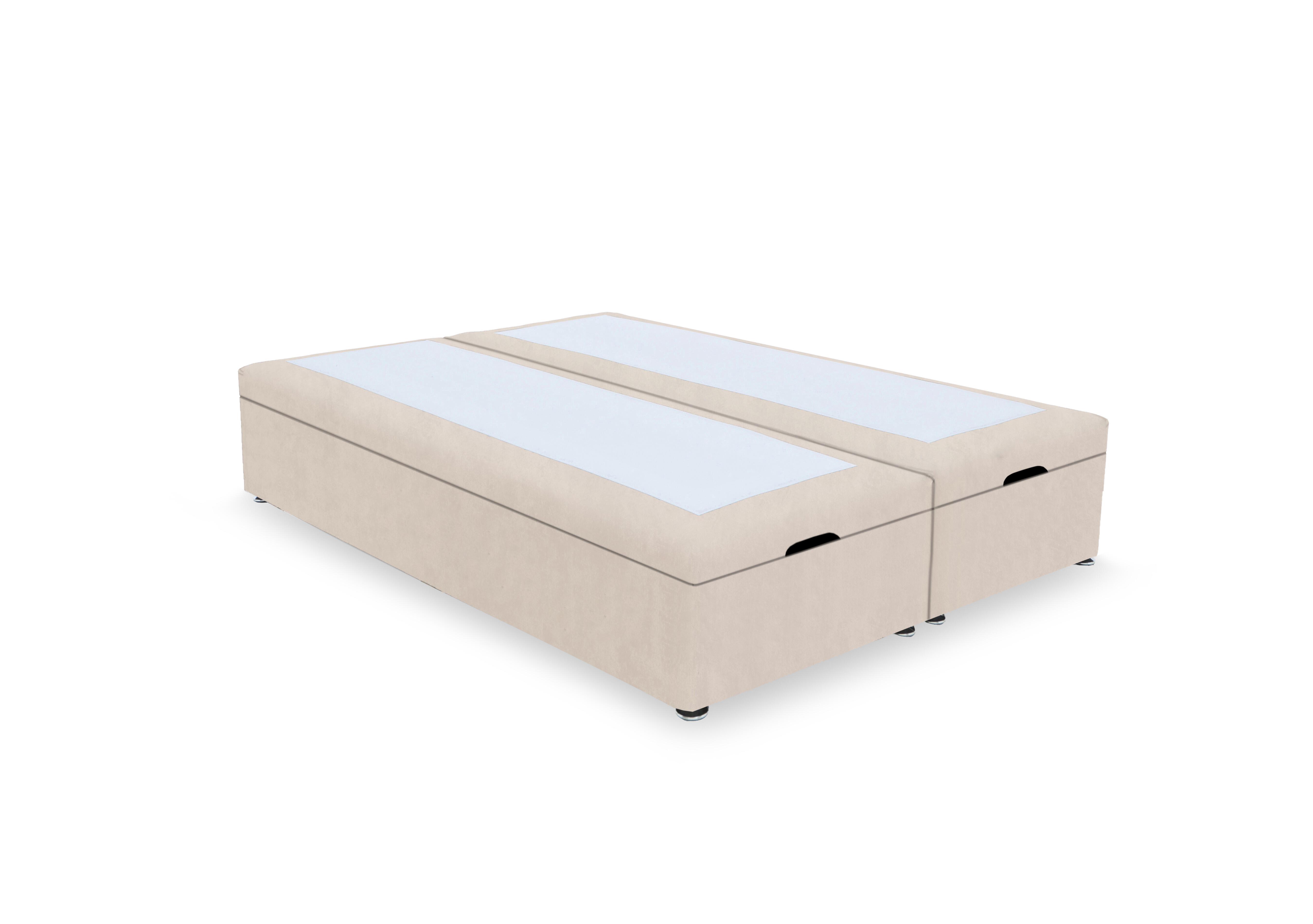 Artisan Platinum Pocket Sprung End Lift Ottoman Divan Base in Sandstone Pearl on Furniture Village