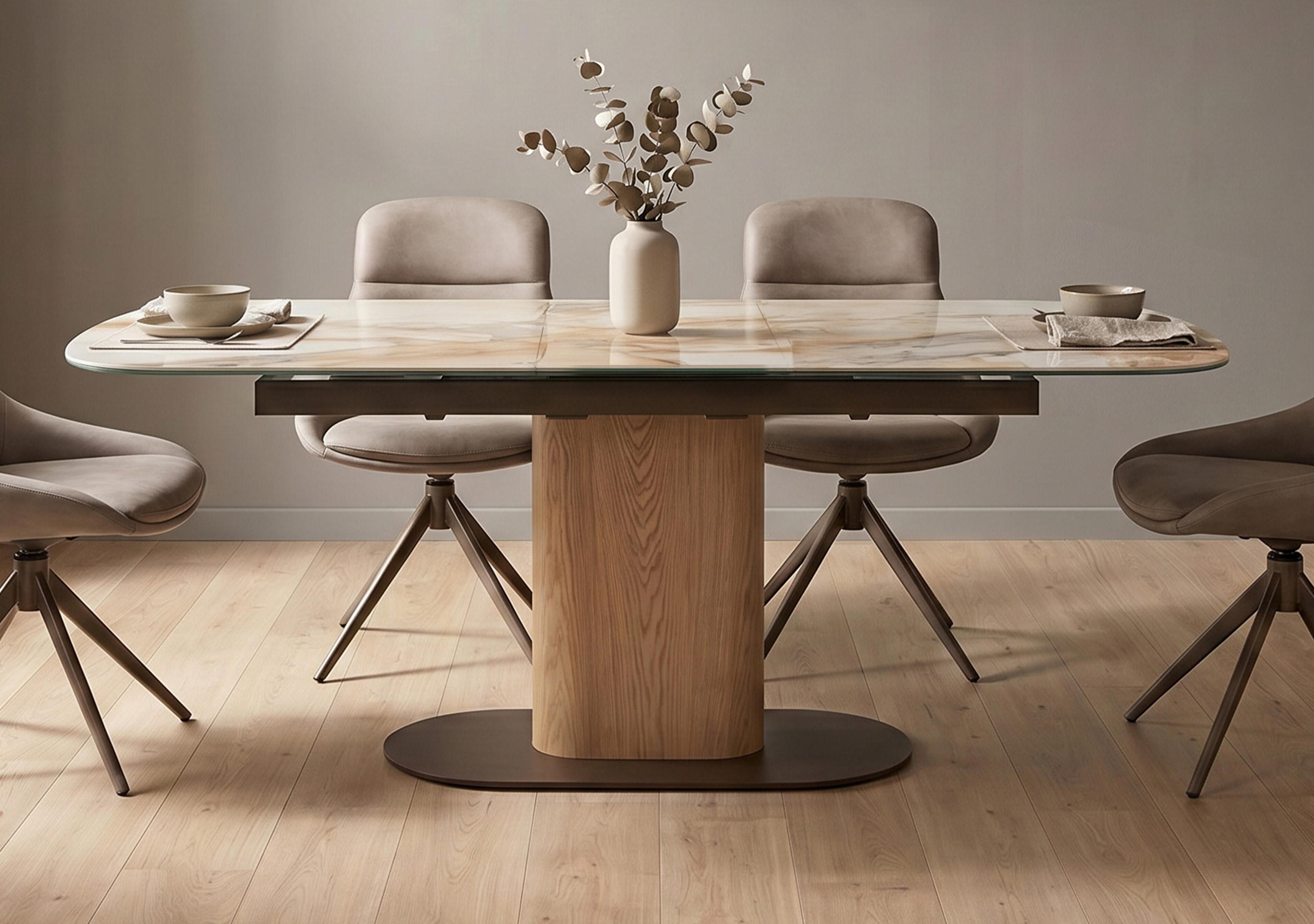 Arno Pop Up Extending Dining Table in  on Furniture Village