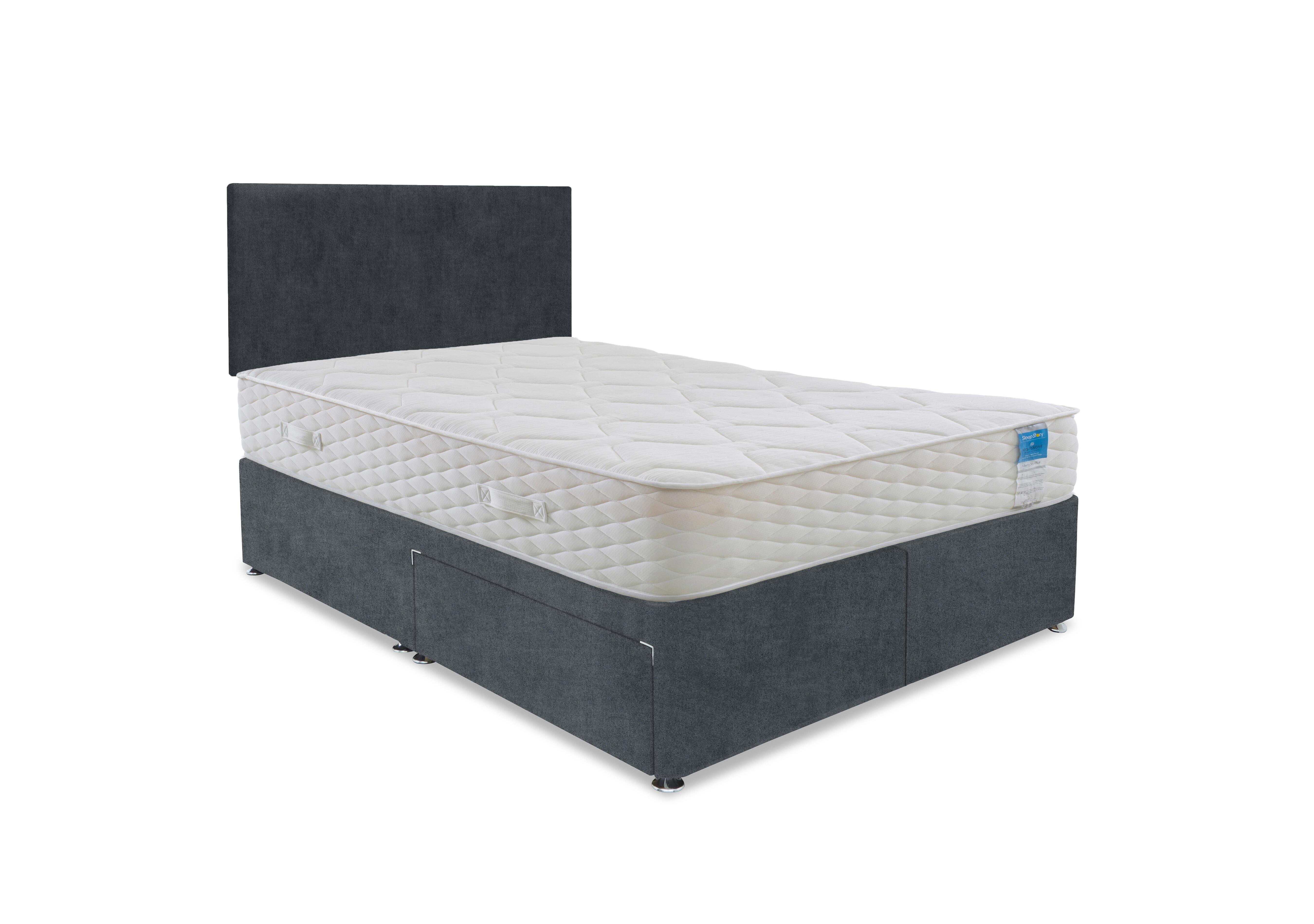 Memory Plus Divan Set in Plain Onyx on Furniture Village