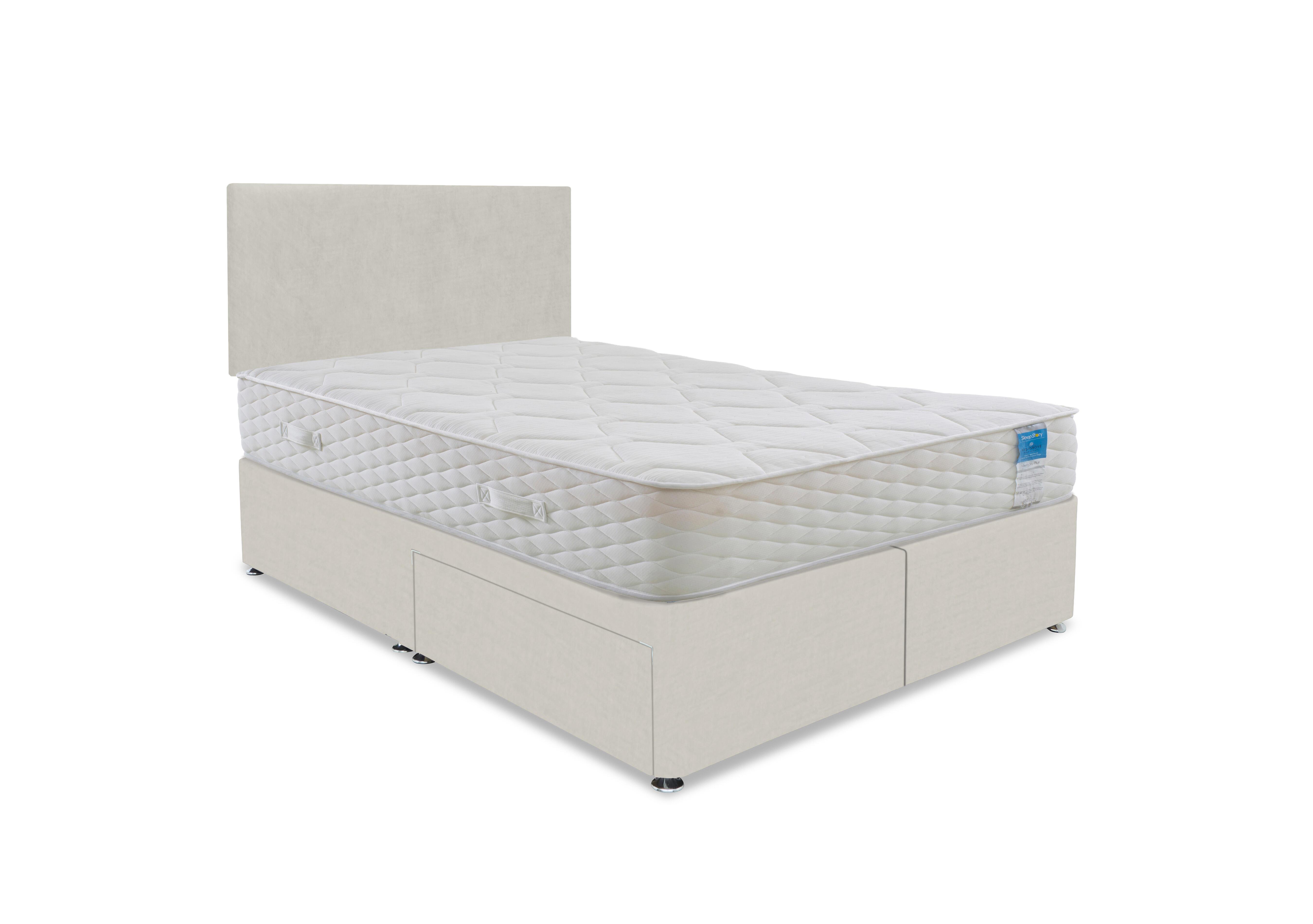 Memory Plus Divan Set in Plush Ecru on Furniture Village