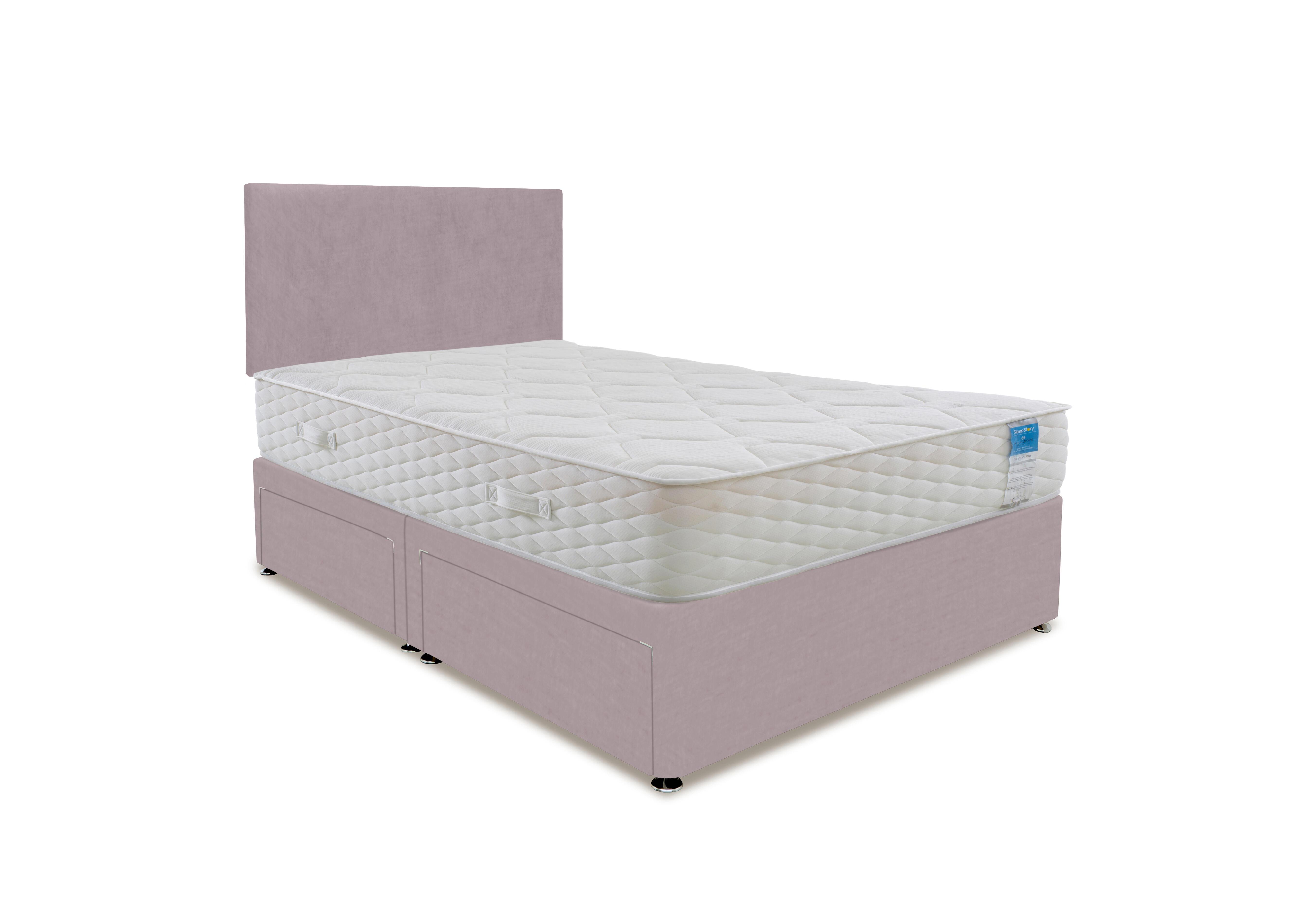 Memory Plus Divan Set in Plush Lilac on Furniture Village
