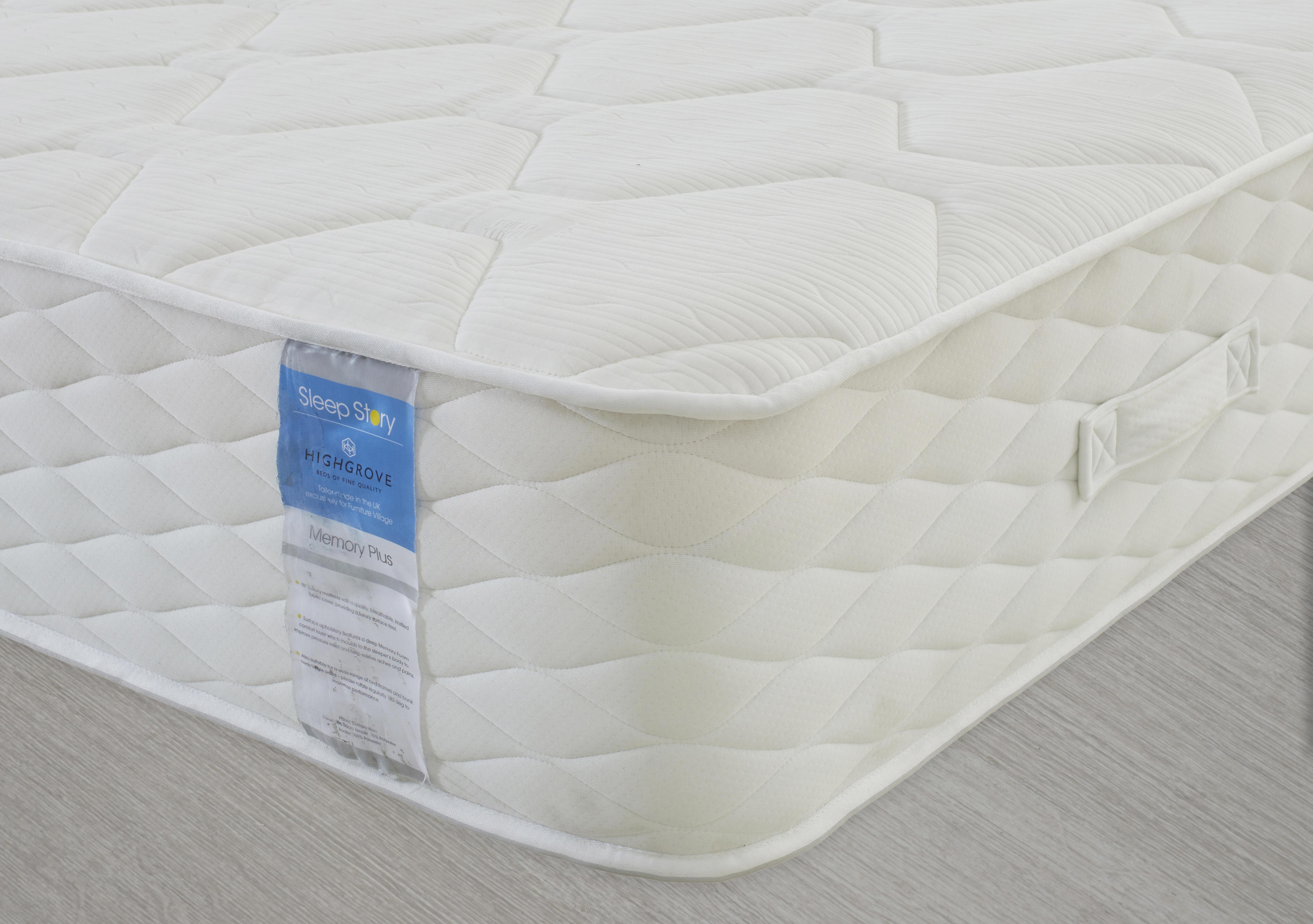 Memory Plus Mattress in  on Furniture Village