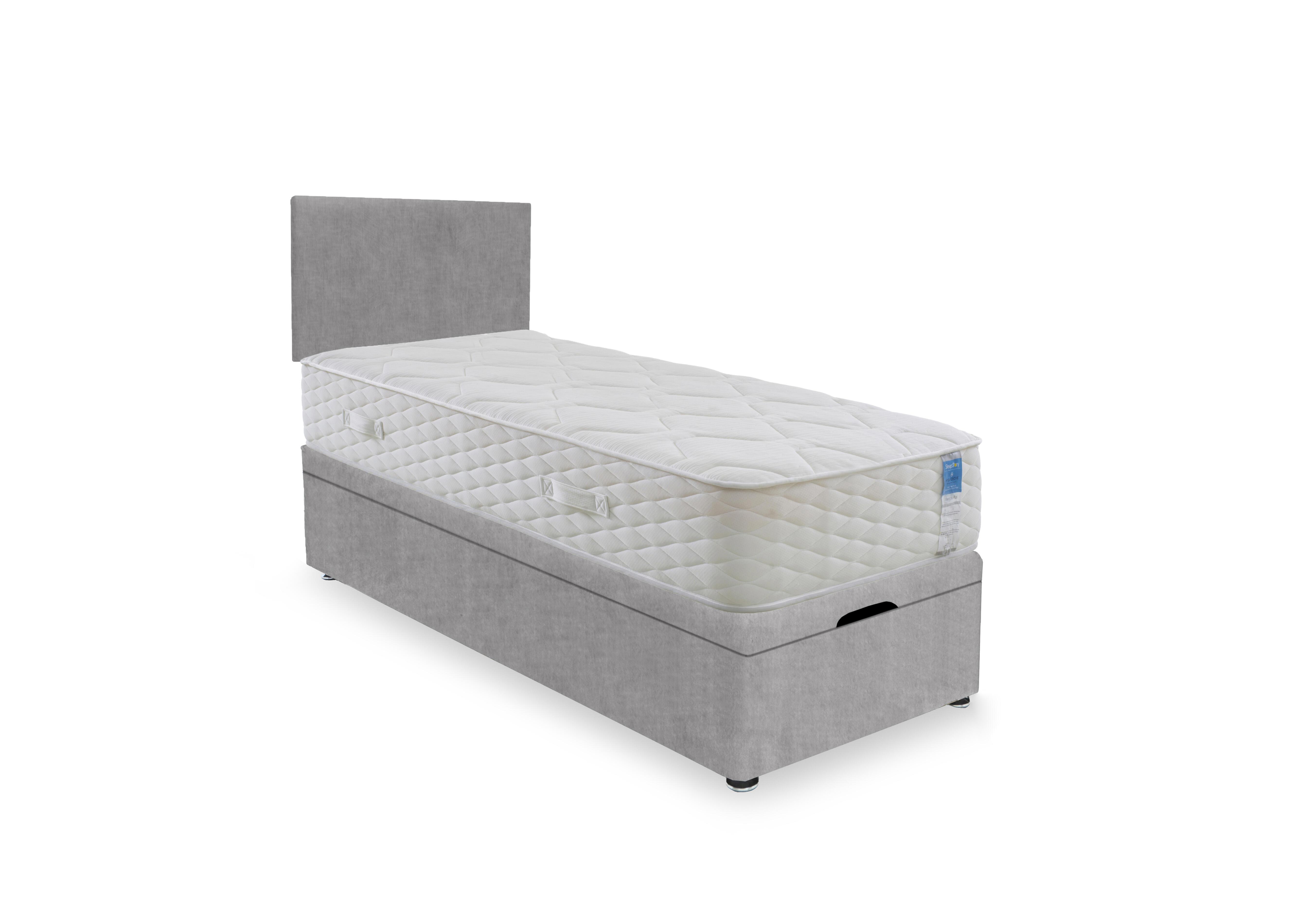 Memory Plus End Lift Ottoman Divan Set in Lace Dolphin on Furniture Village