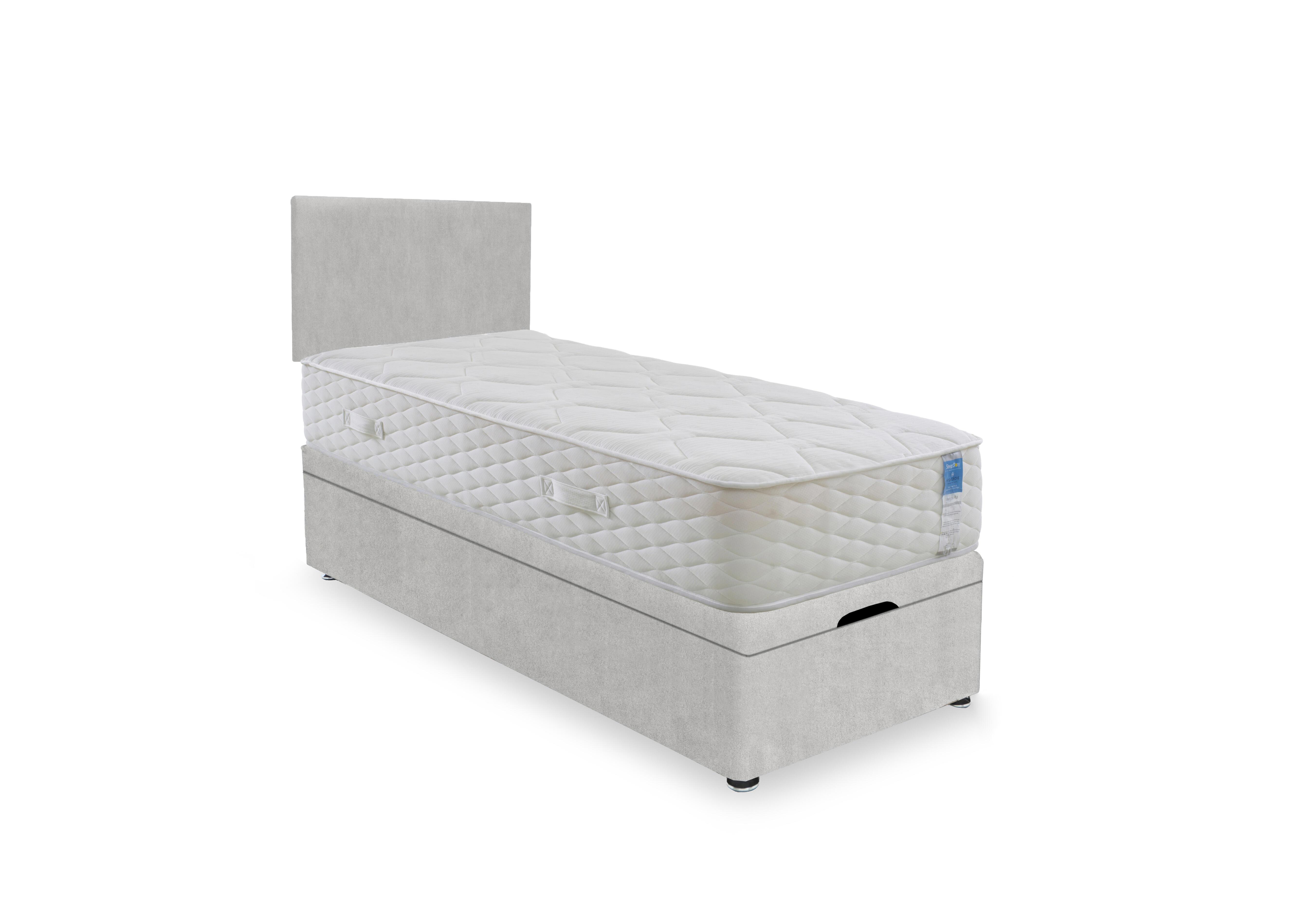 Memory Plus End Lift Ottoman Divan Set in Plain Opal on Furniture Village
