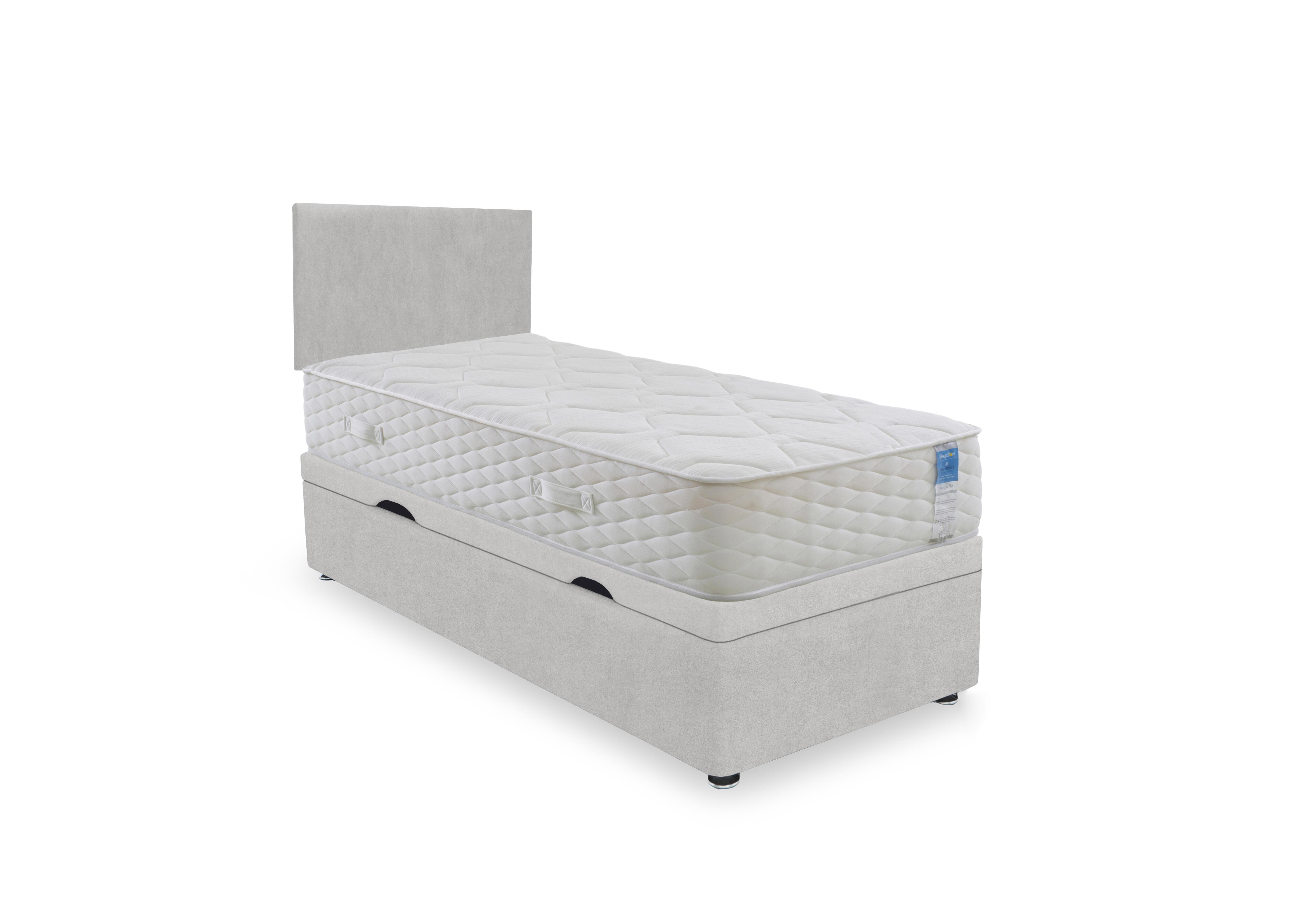 Memory Plus Side Lift Ottoman Divan Set in Plain Opal on Furniture Village