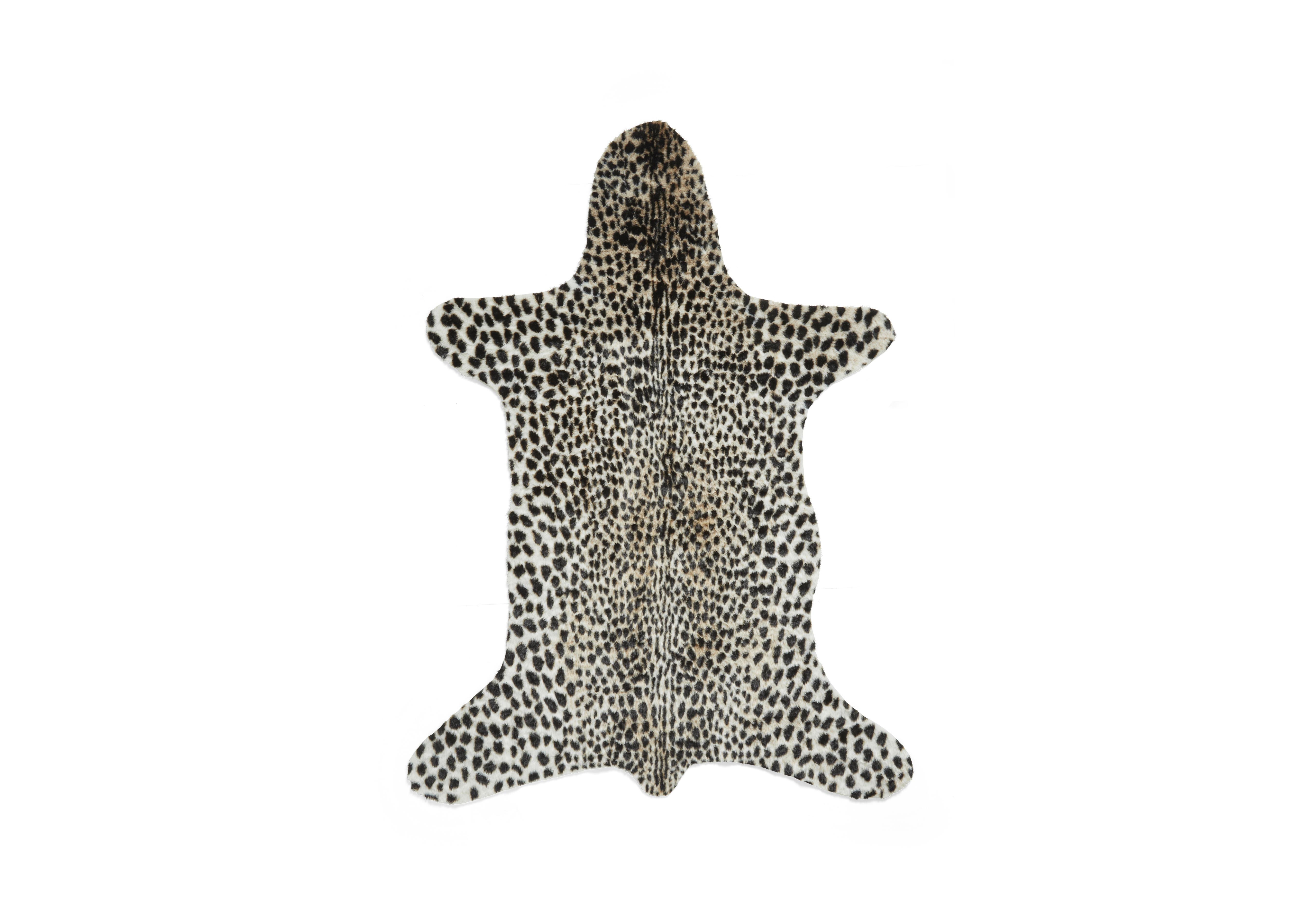 Faux Fur Cheetah Rug in  on Furniture Village