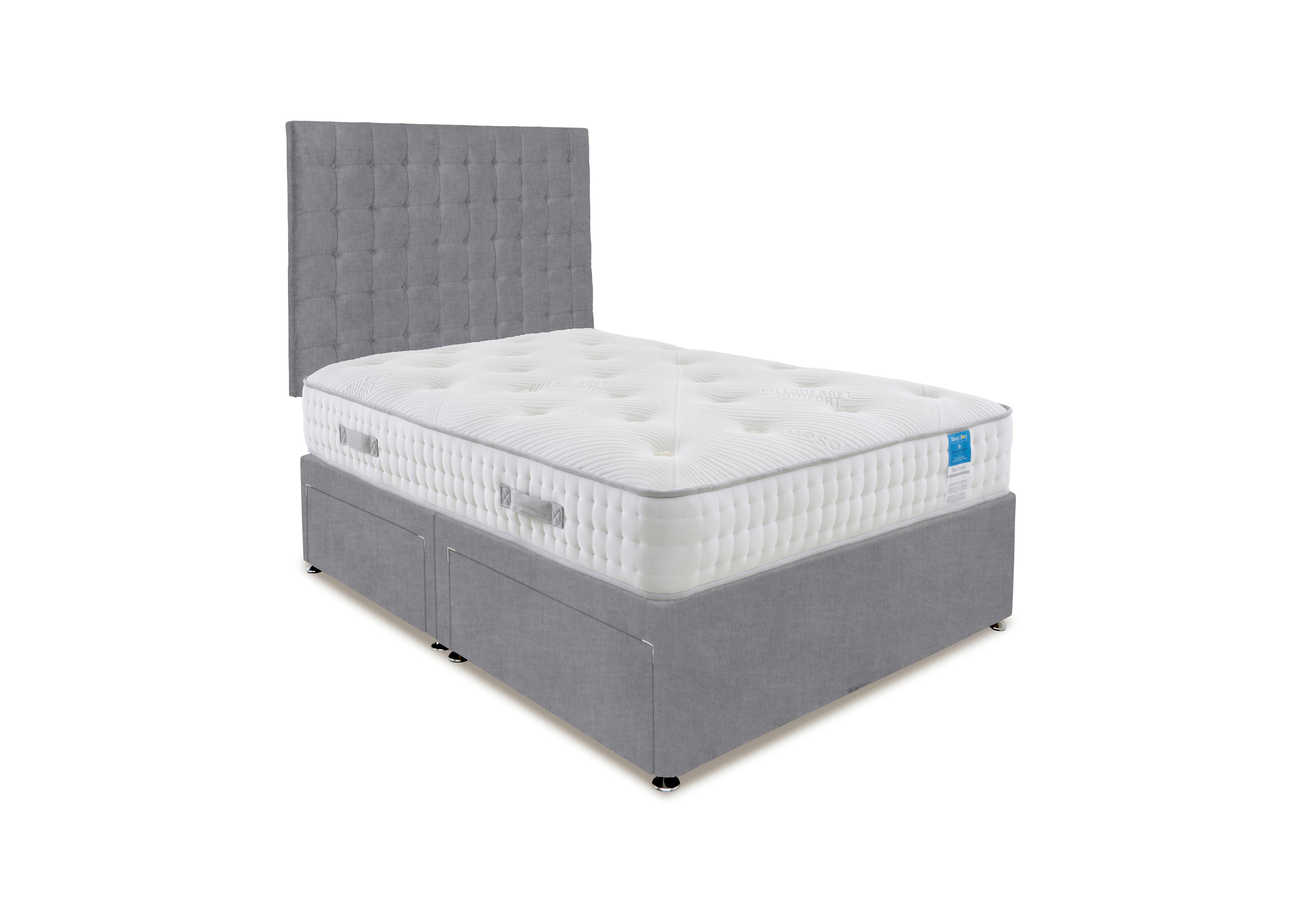 Ergo Deluxe Divan Set in Plain Diamond on Furniture Village