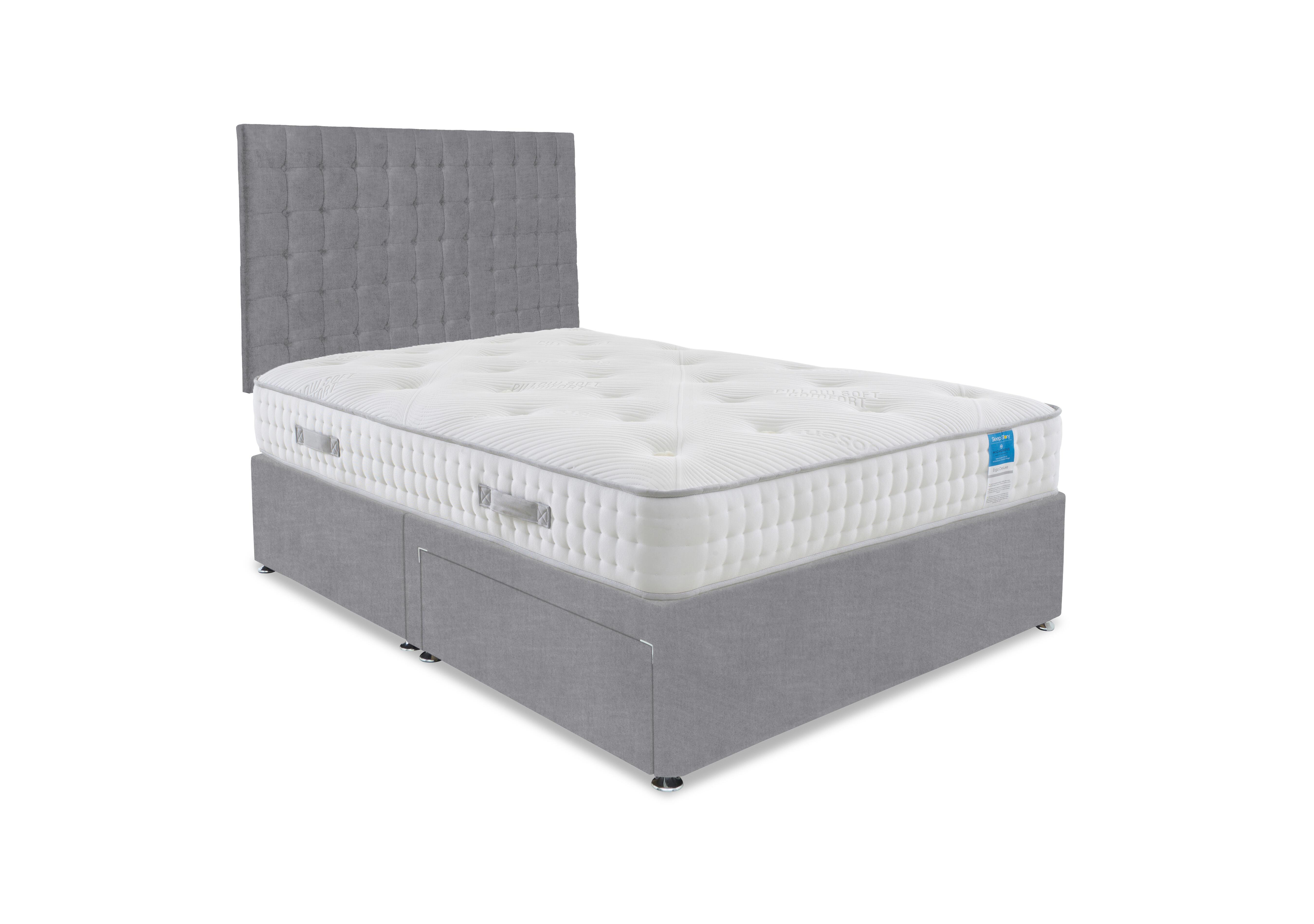 Ergo Deluxe Divan Set in Plain Diamond on Furniture Village
