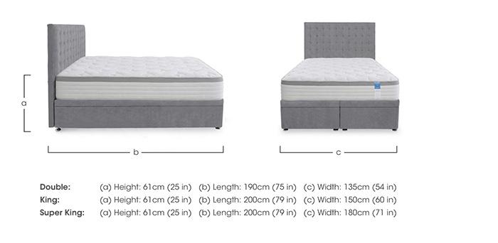 Ergo Deluxe Electric End Lift Ottoman Divan Set in  on Furniture Village