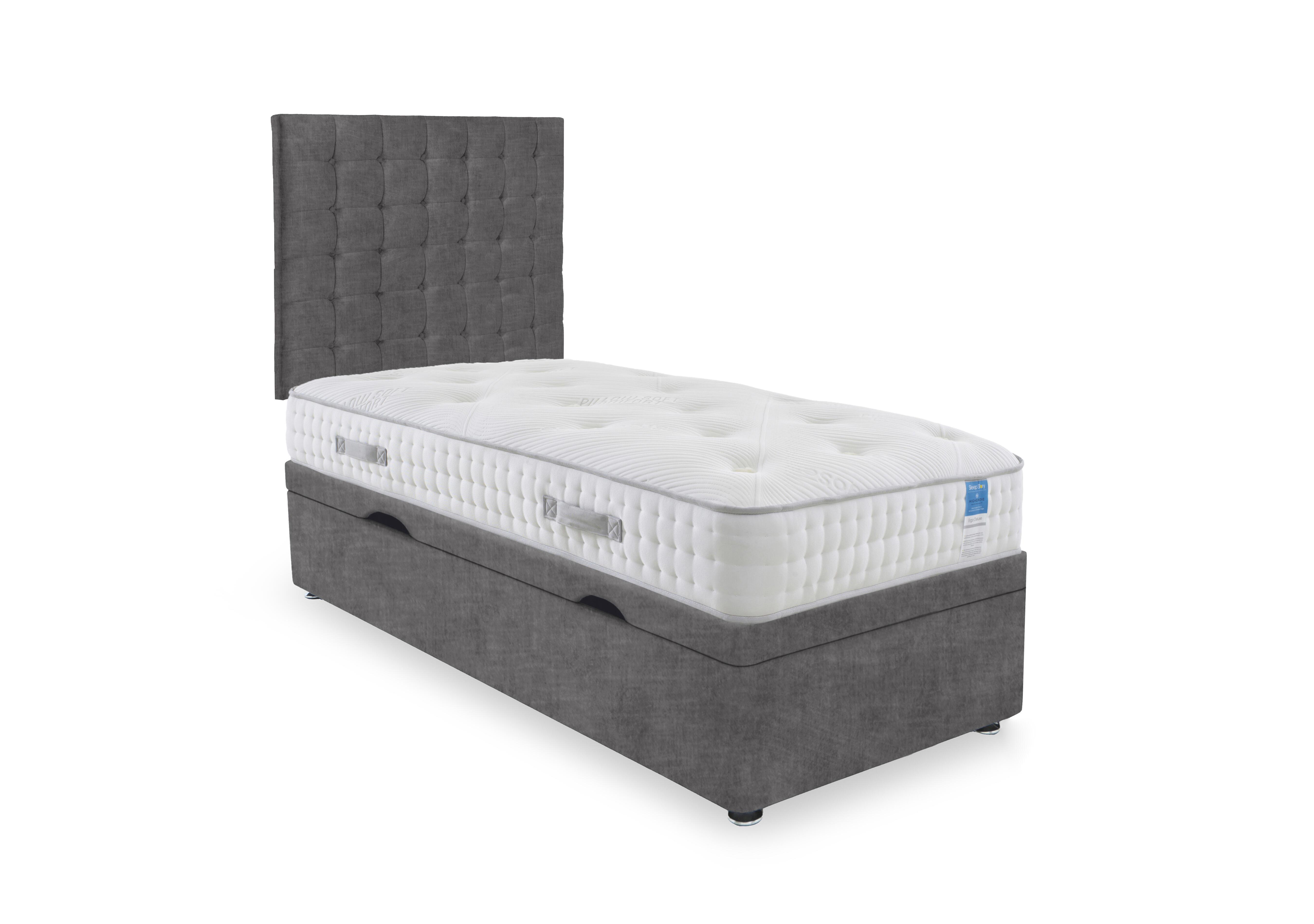 Ergo Deluxe Side Lift Ottoman Divan Set in Lace Domino on Furniture Village