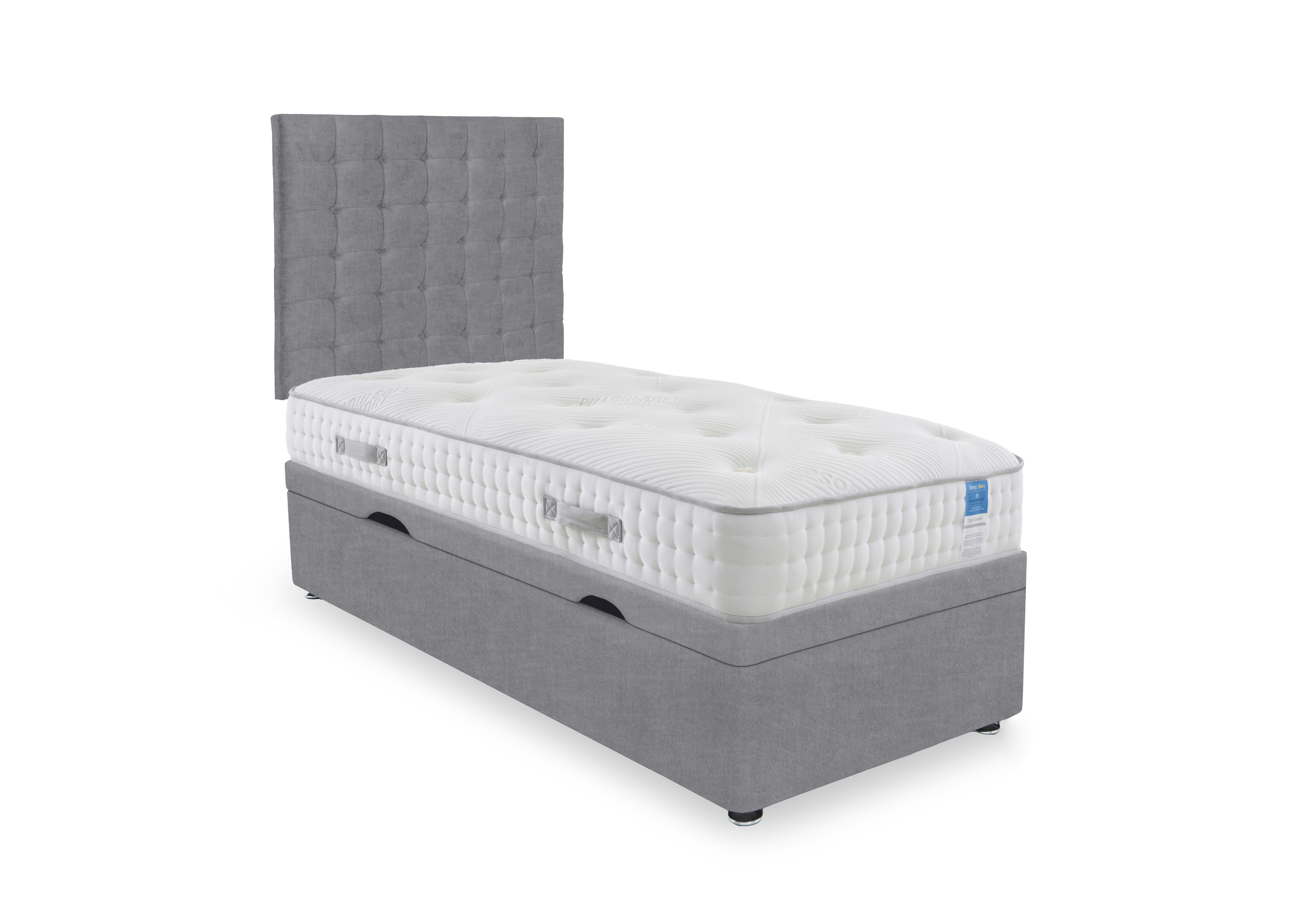 Ergo Deluxe Side Lift Ottoman Divan Set in Plain Diamond on Furniture Village
