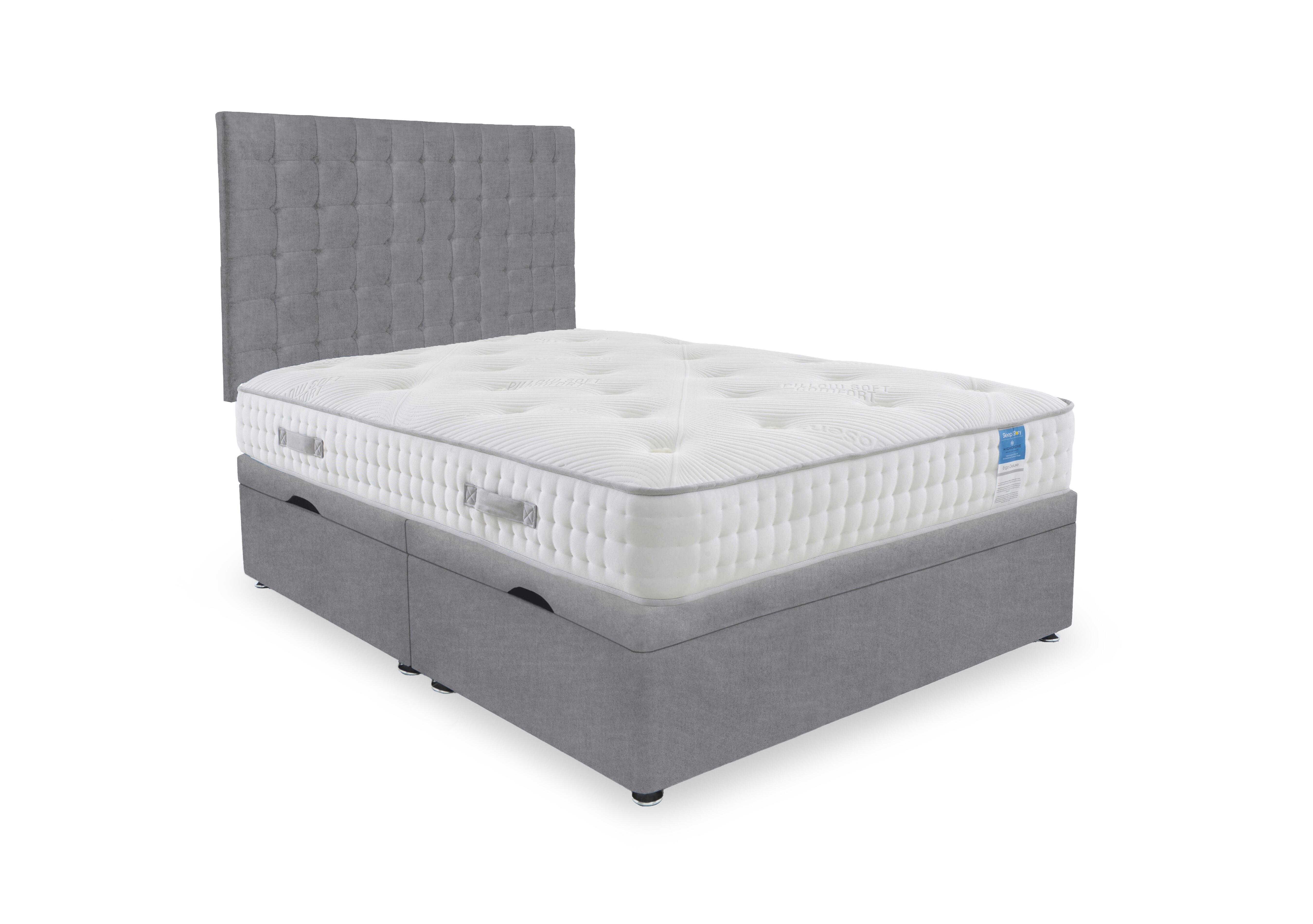 Ergo Deluxe Side Lift Ottoman Divan Set in Plain Diamond on Furniture Village