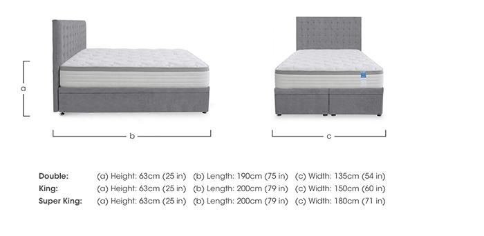 Hybrid 360 Electric End Lift Ottoman Divan Set in  on Furniture Village