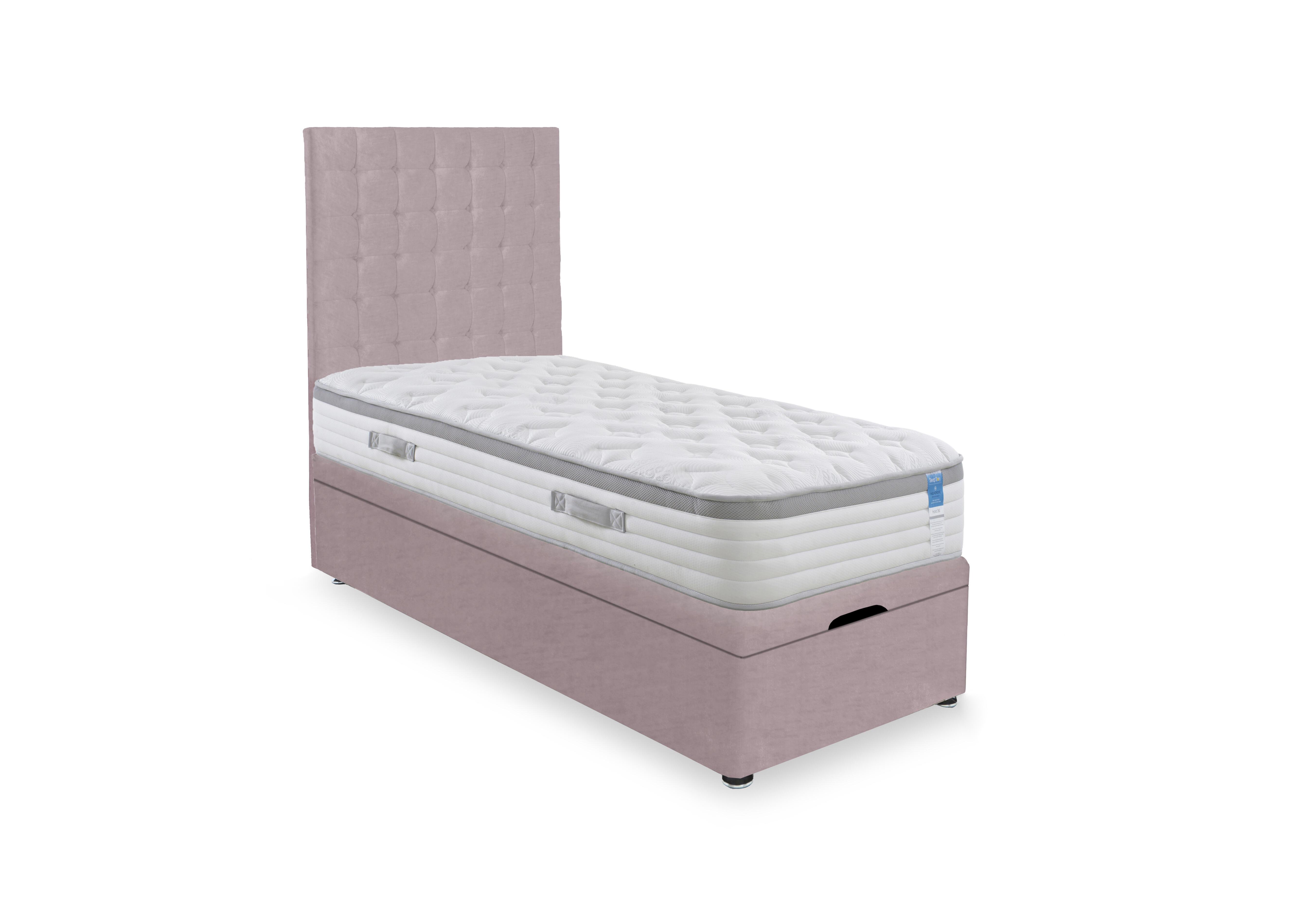Hybrid 360 End Lift Ottoman Divan Set in Plush Lilac on Furniture Village