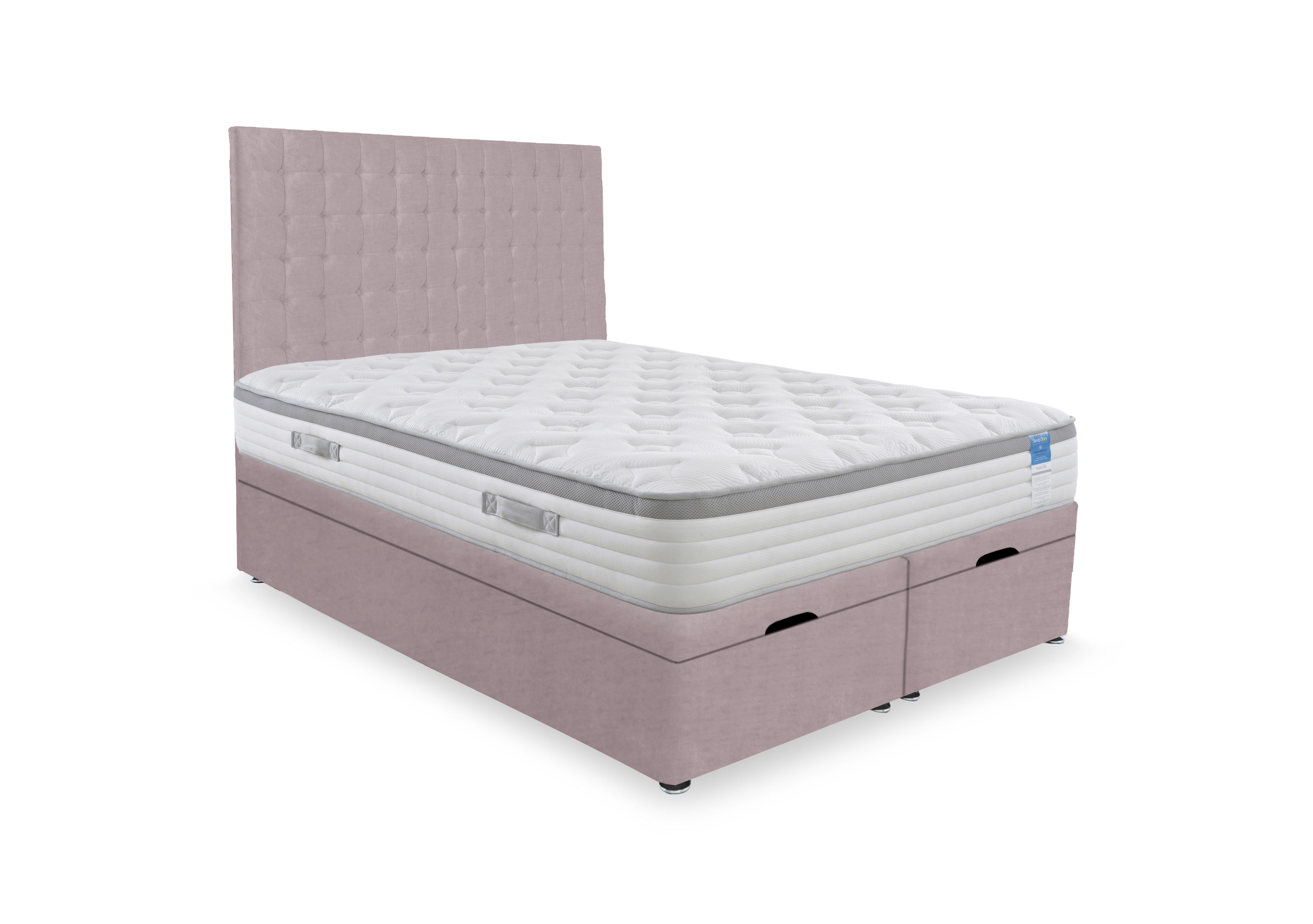Hybrid 360 End Lift Ottoman Divan Set in Plush Lilac on Furniture Village