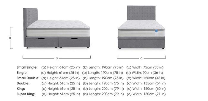 Hybrid 360 Side Lift Ottoman Divan Set in  on Furniture Village