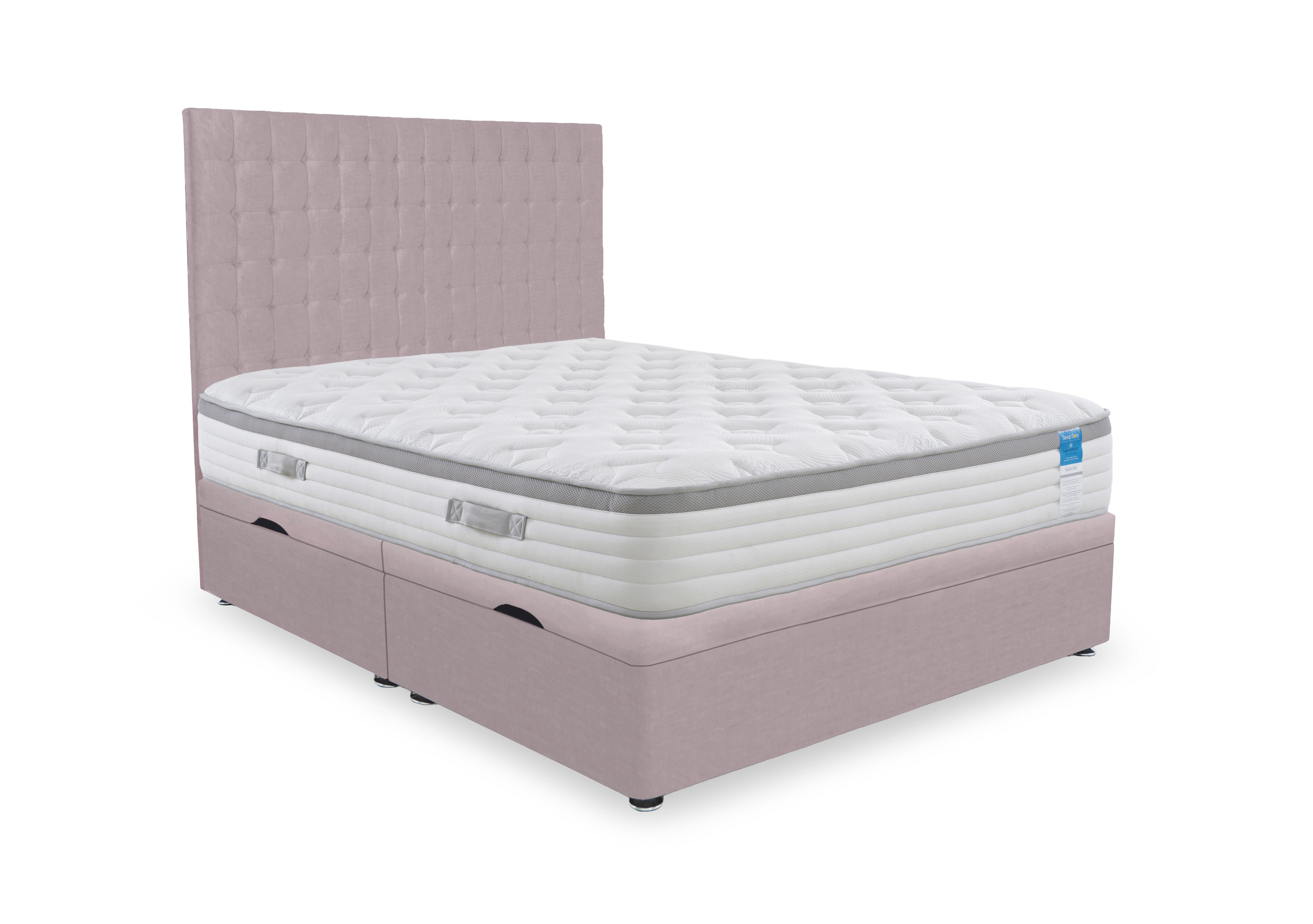 Hybrid 360 Side Lift Ottoman Divan Set in Plush Lilac on Furniture Village