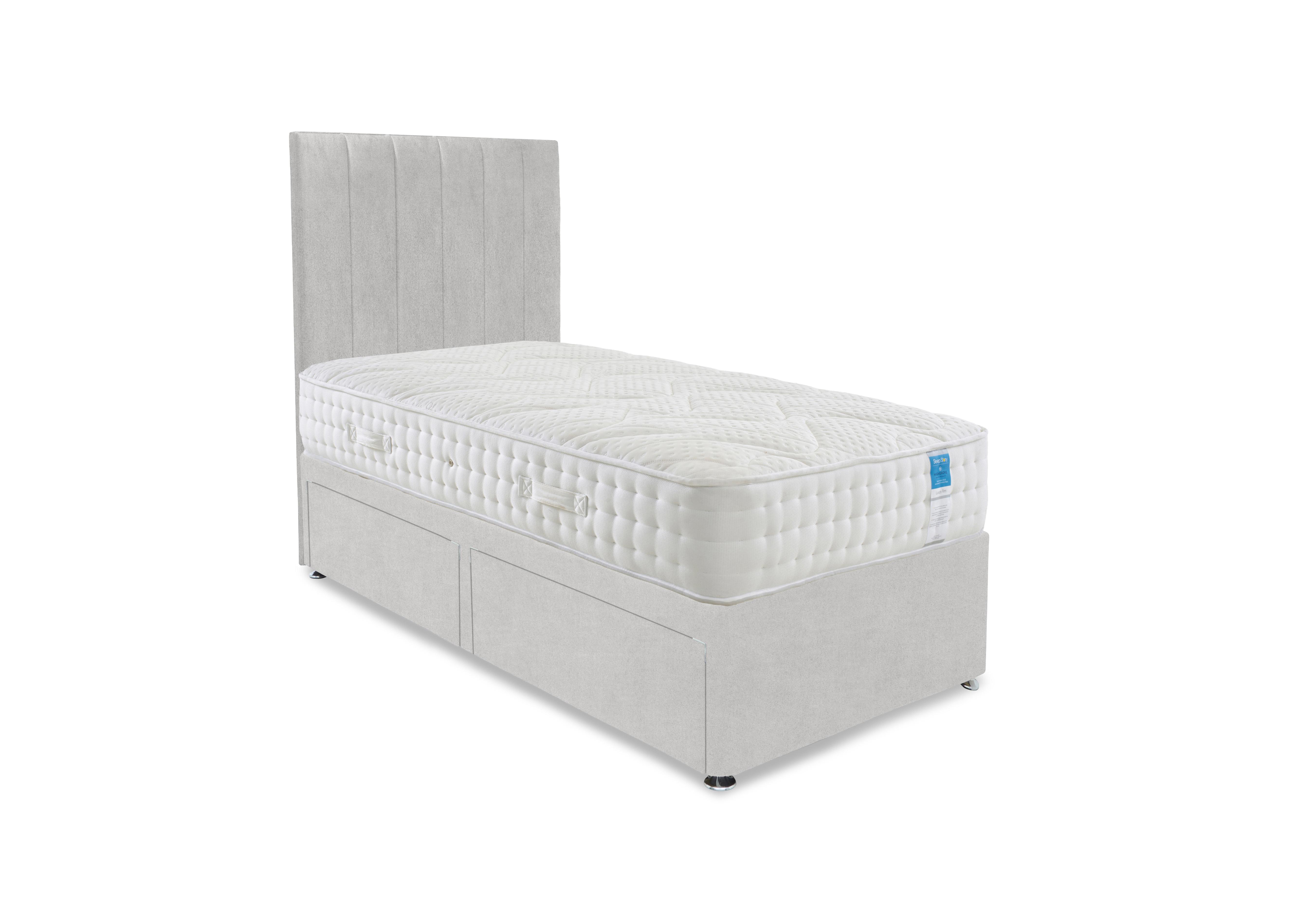 Luxury Firm Divan Set in Plain Opal on Furniture Village