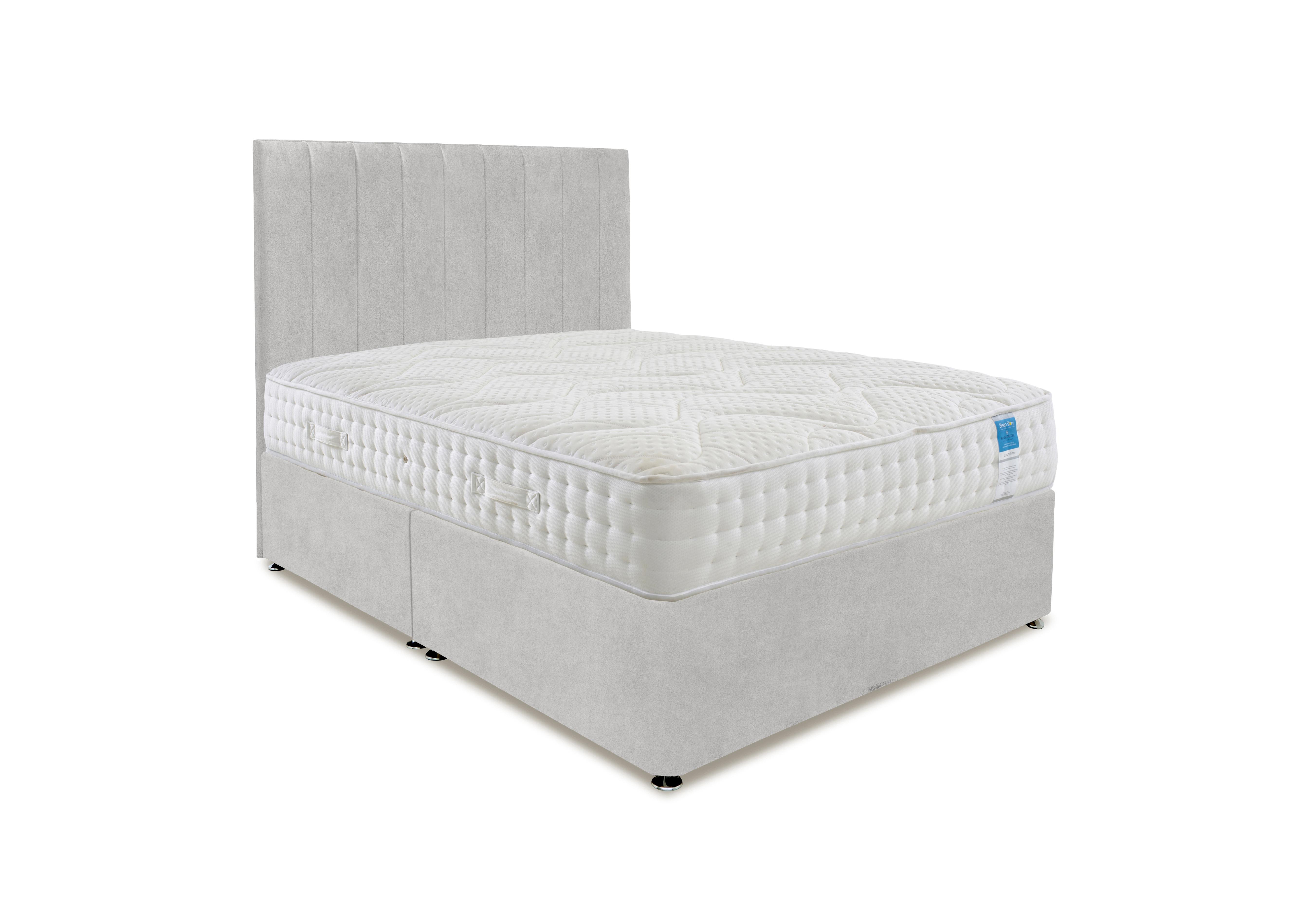 Luxury Firm Divan Set in Plain Opal on Furniture Village