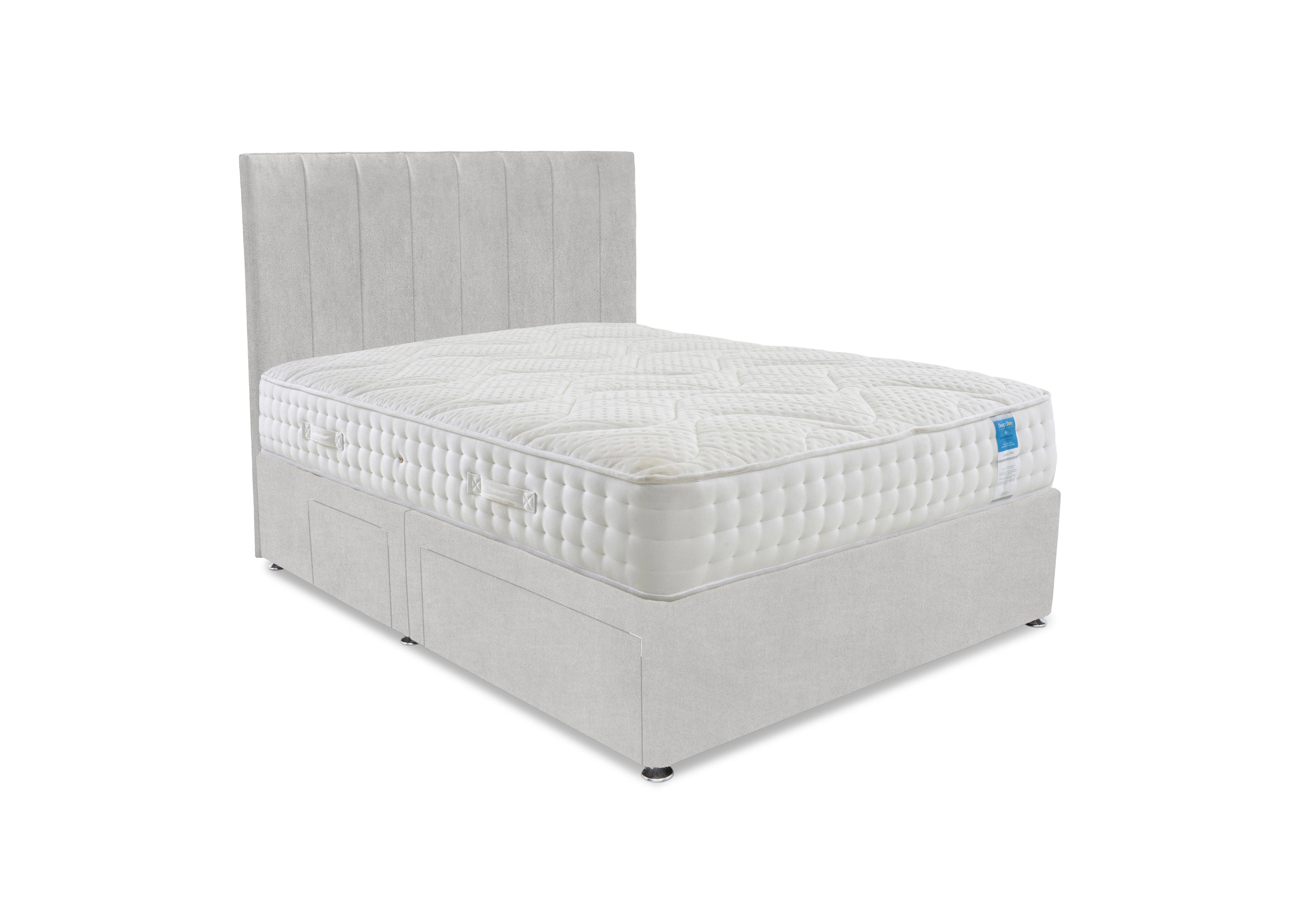 Luxury Firm Divan Set in Plain Opal on Furniture Village