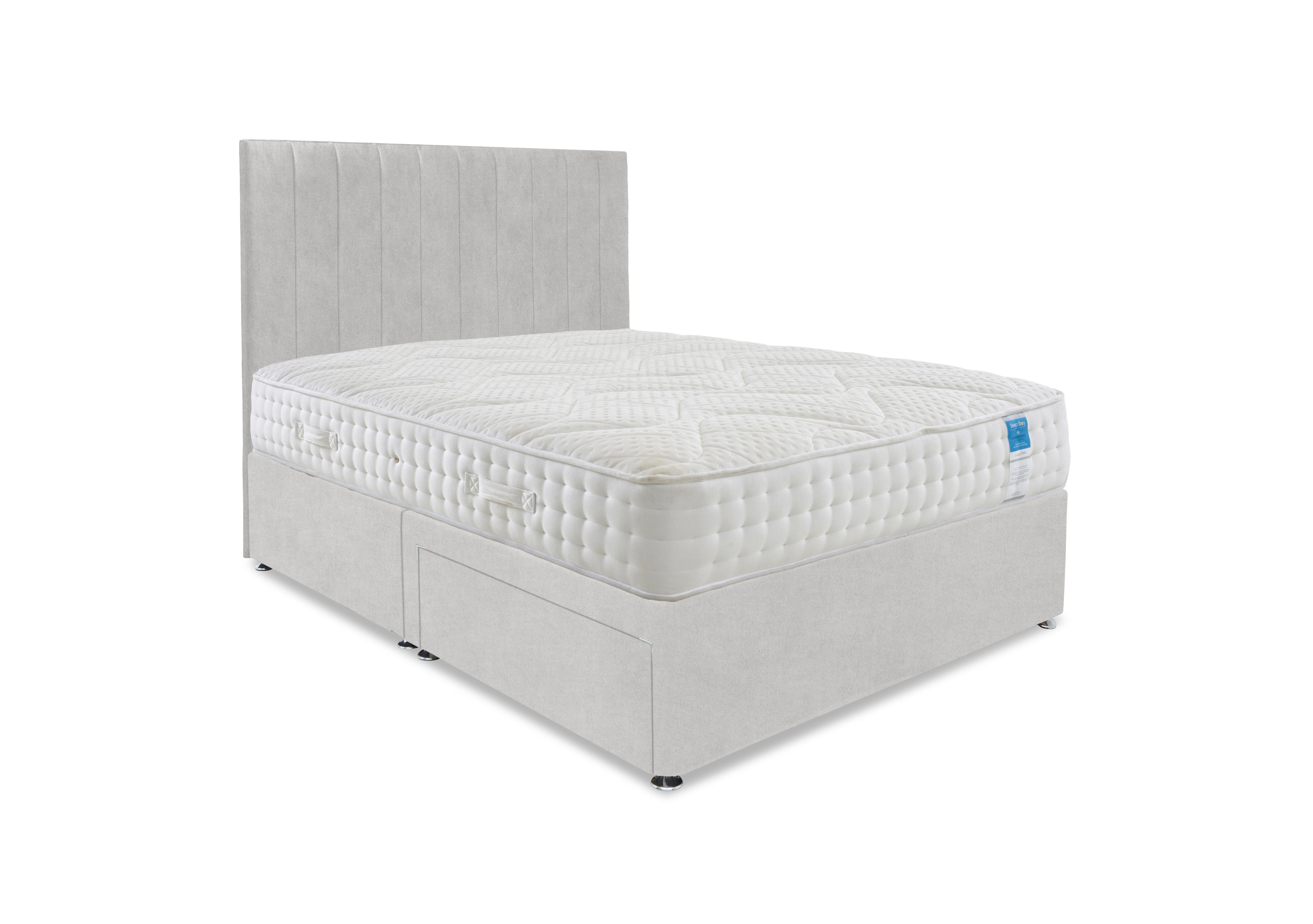 Luxury Firm Divan Set in Plain Opal on Furniture Village