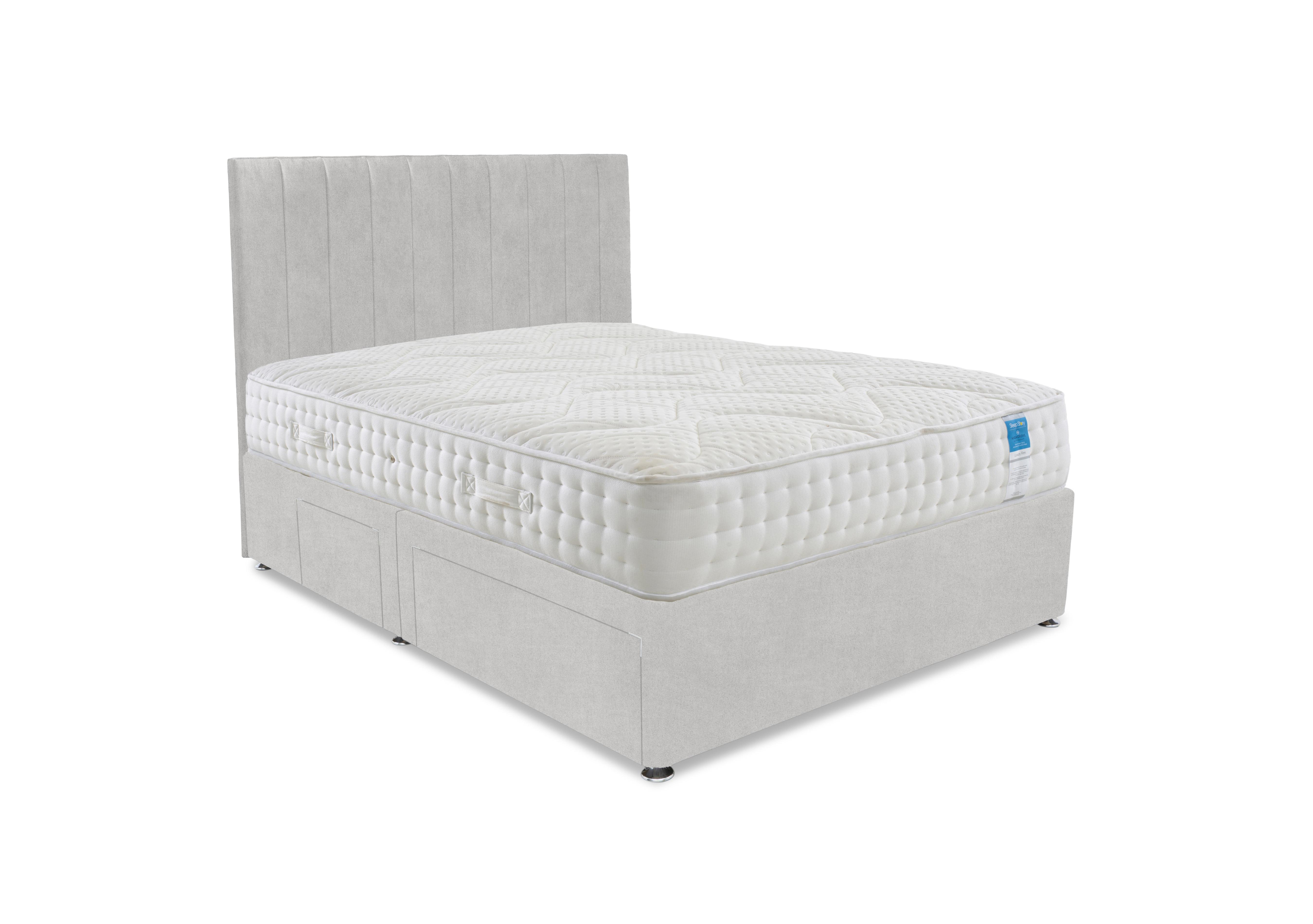 Luxury Firm Divan Set in Plain Opal on Furniture Village