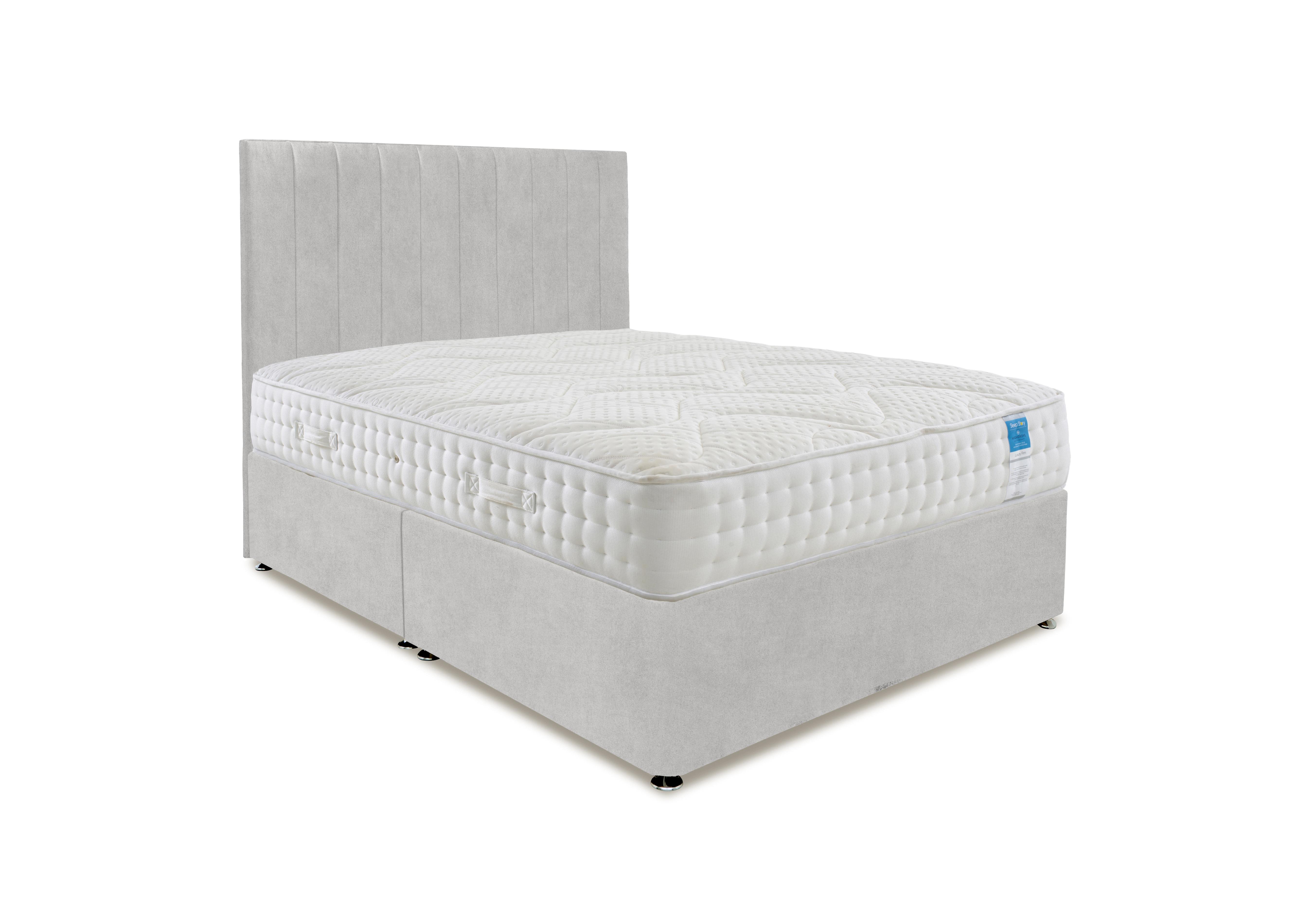 Luxury Firm Divan Set in Plain Opal on Furniture Village