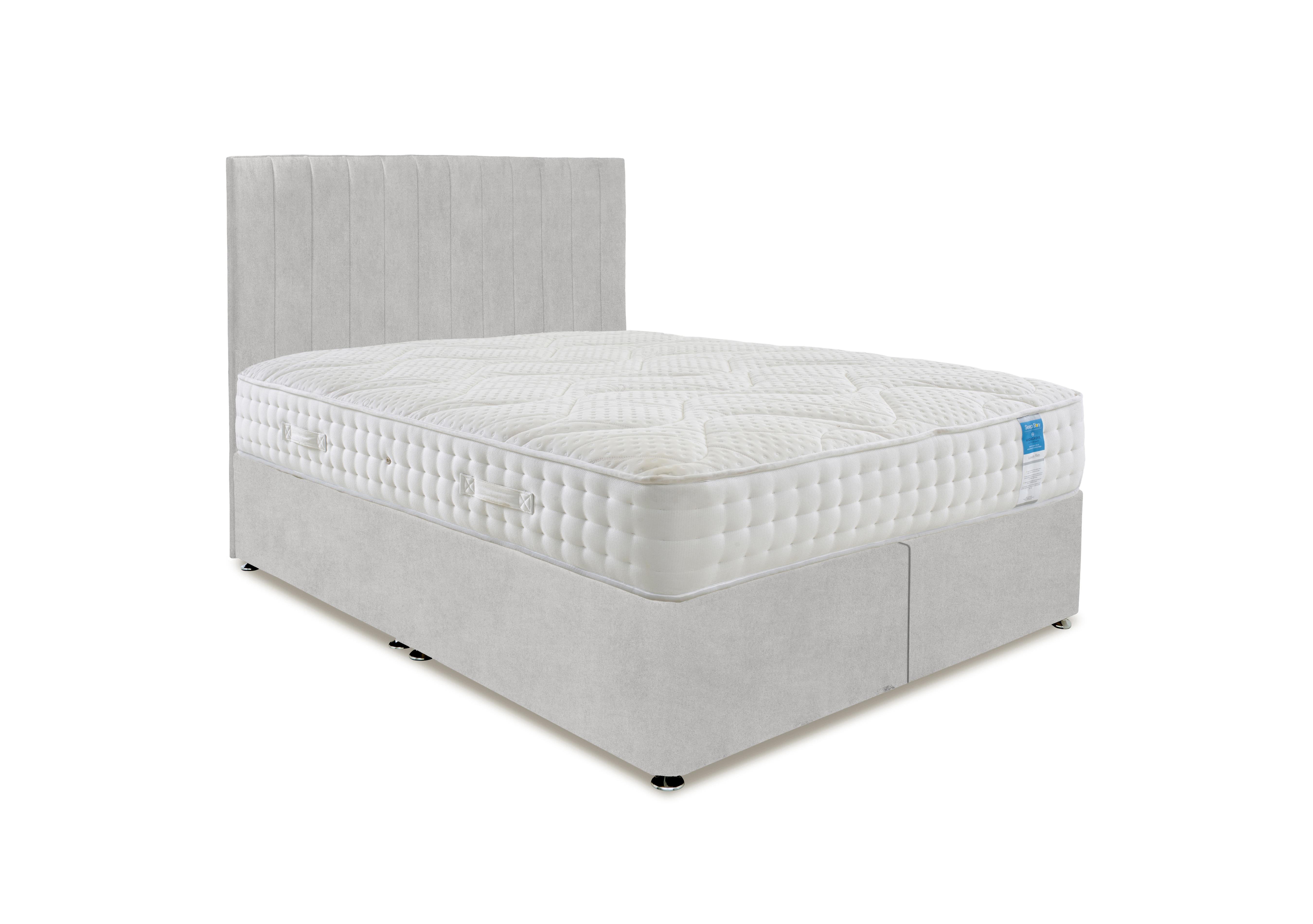 Luxury Firm Divan Set in Plain Opal on Furniture Village