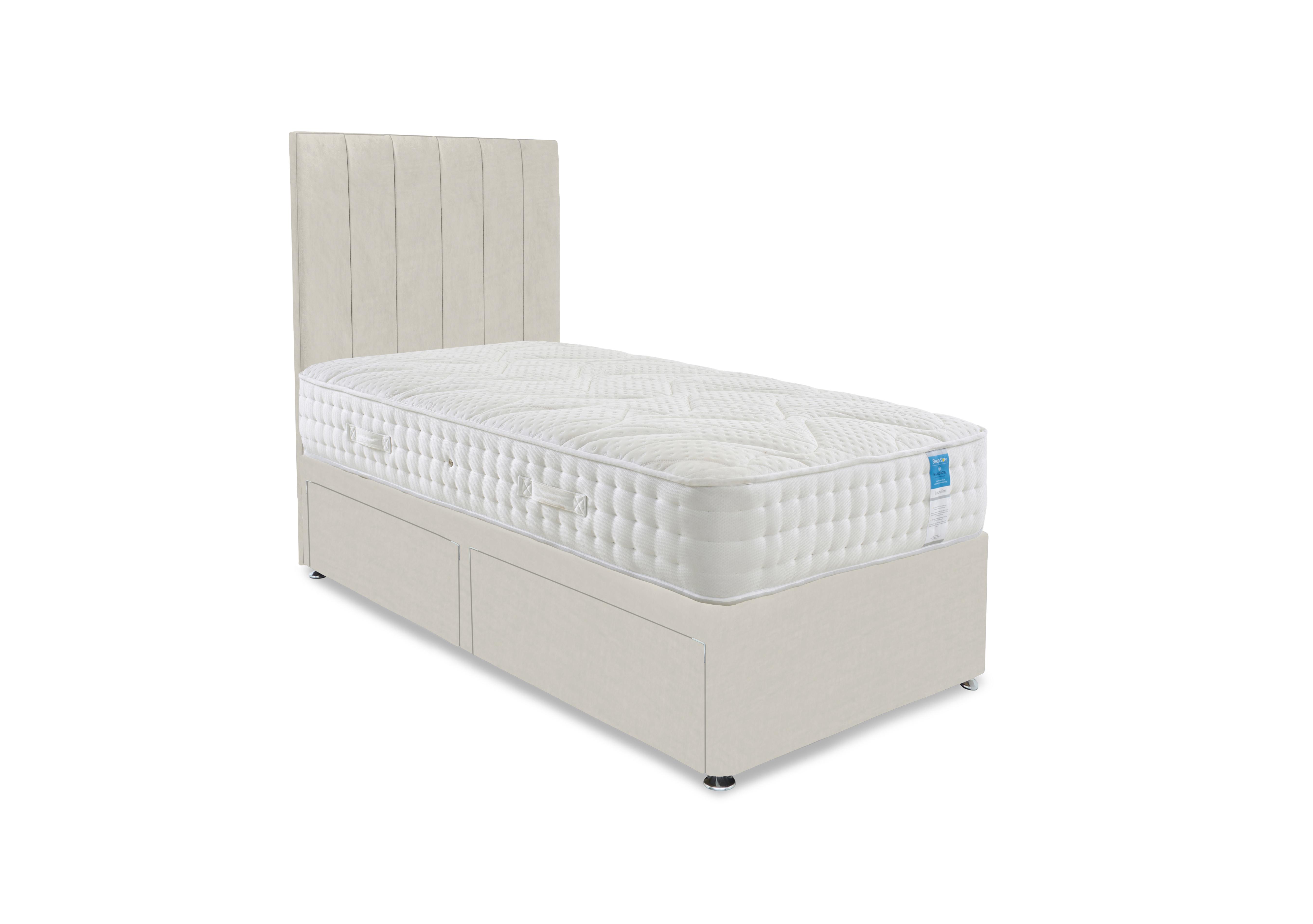 Luxury Firm Divan Set in Plush Ecru on Furniture Village