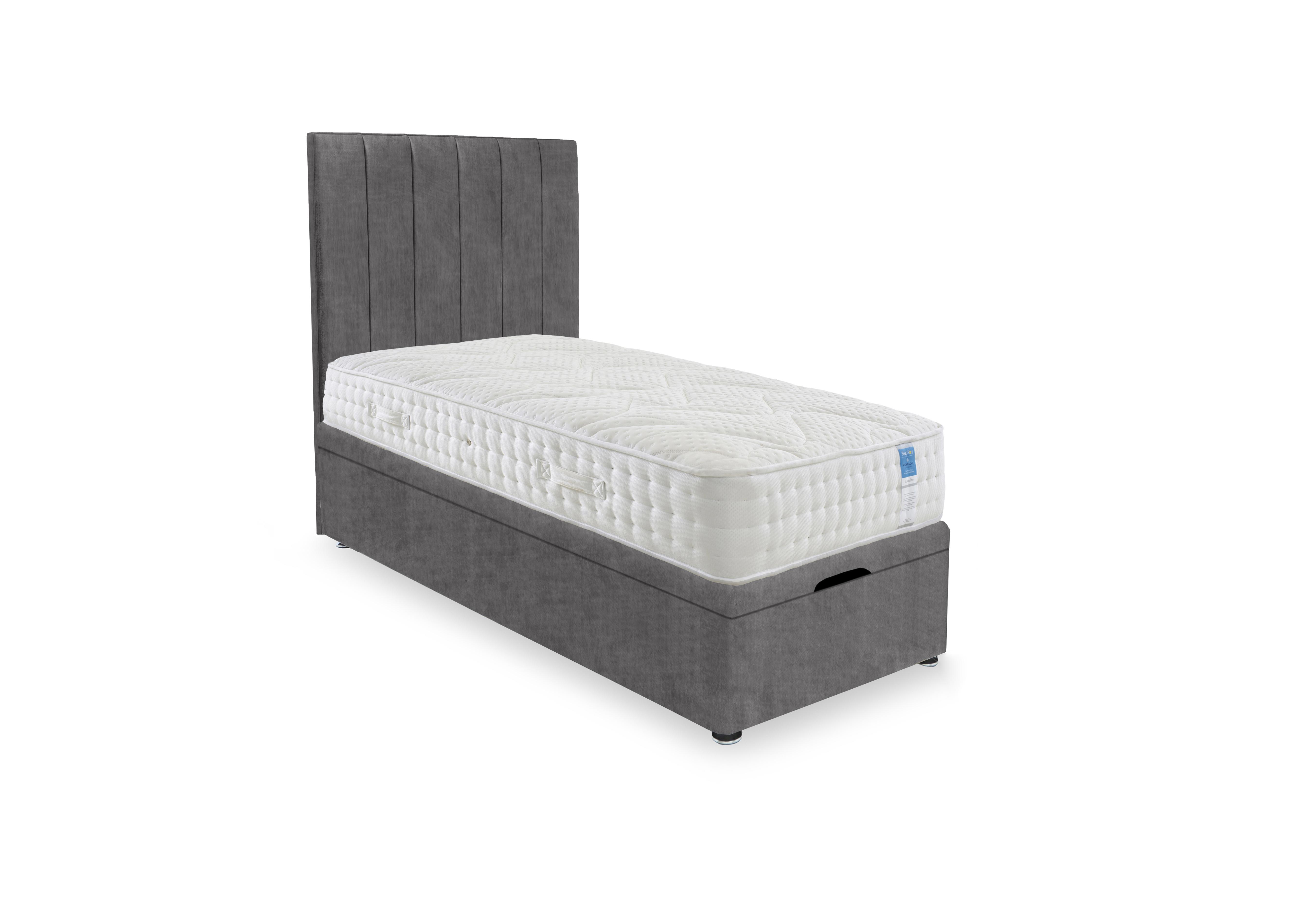 Luxury Firm End Lift Ottoman Divan Set in Lace Domino on Furniture Village